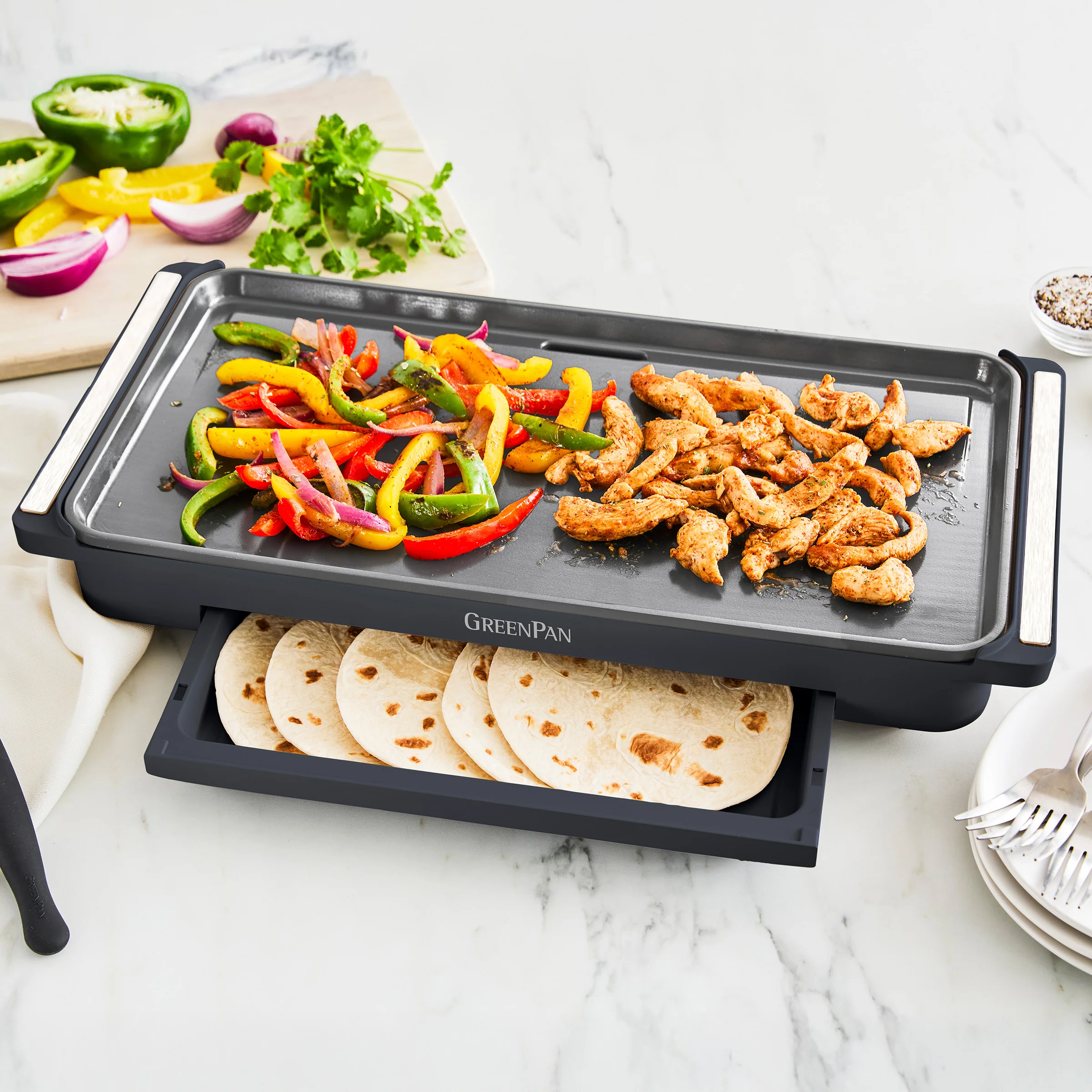 Advanced Griddle with Warming Drawer | Graphite - Image 5