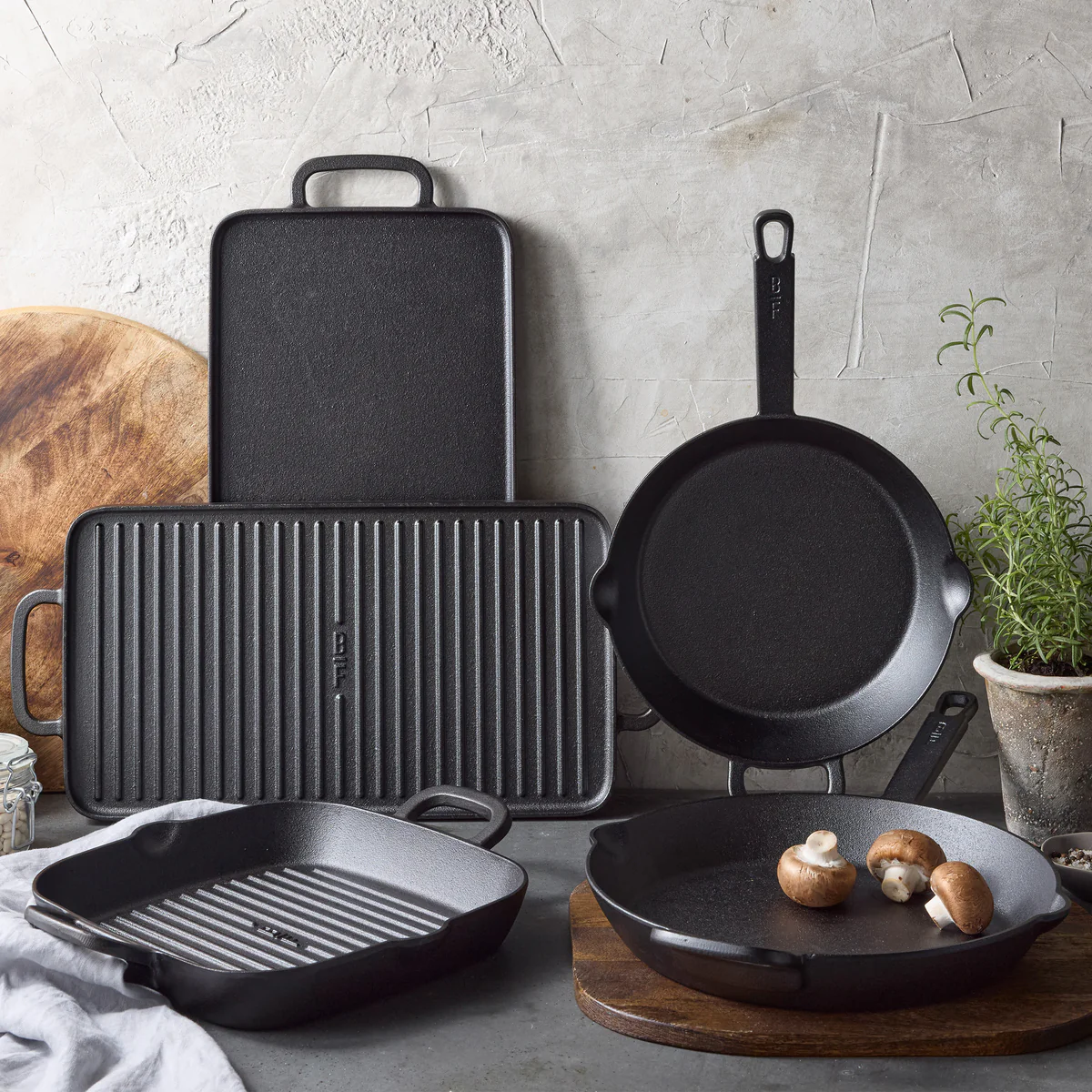 Bobby Flay by GreenPan 10" and 12" Cast Iron Frypan Set - Image 13