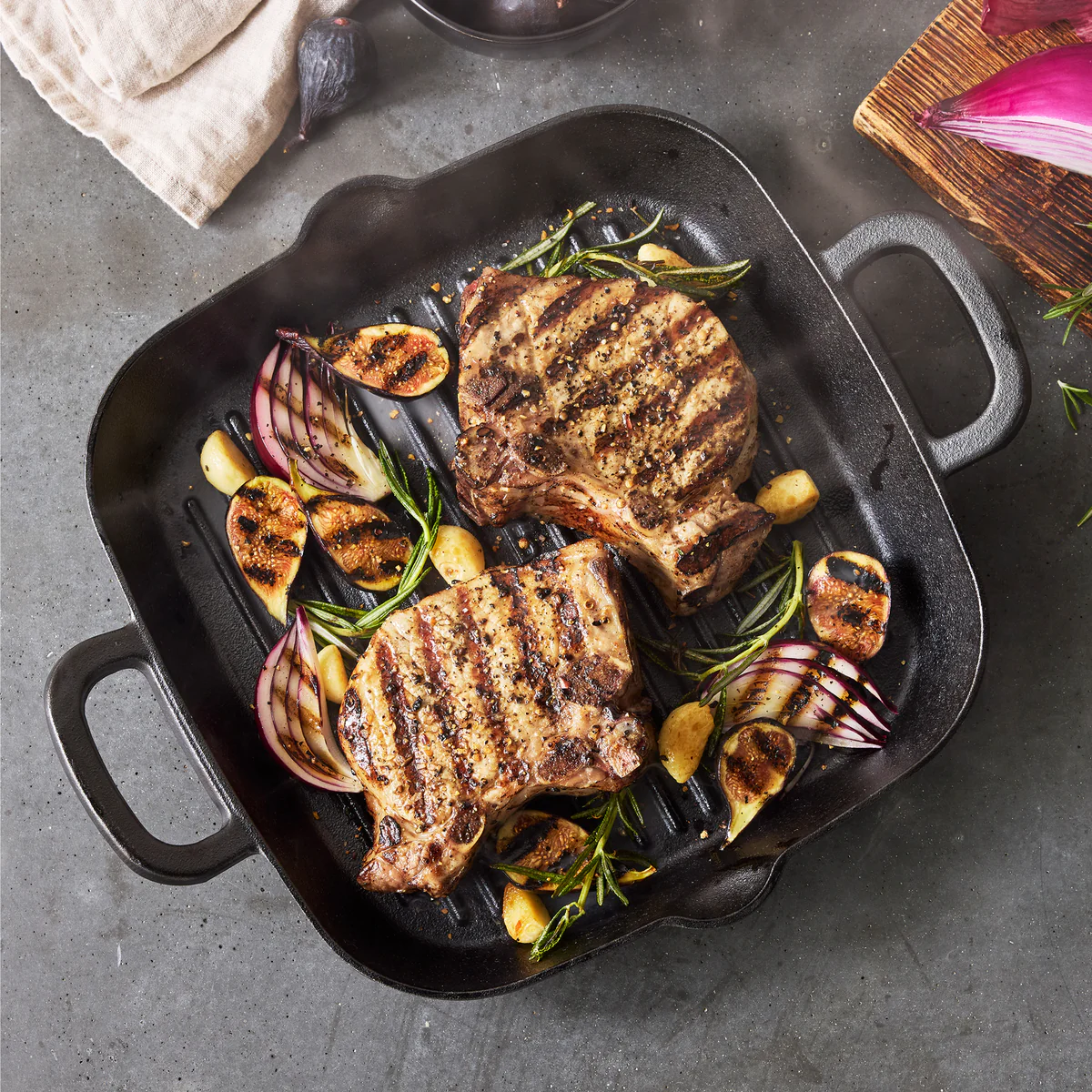Bobby Flay by GreenPan 11" Cast Iron Square Grill Pan - Image 6