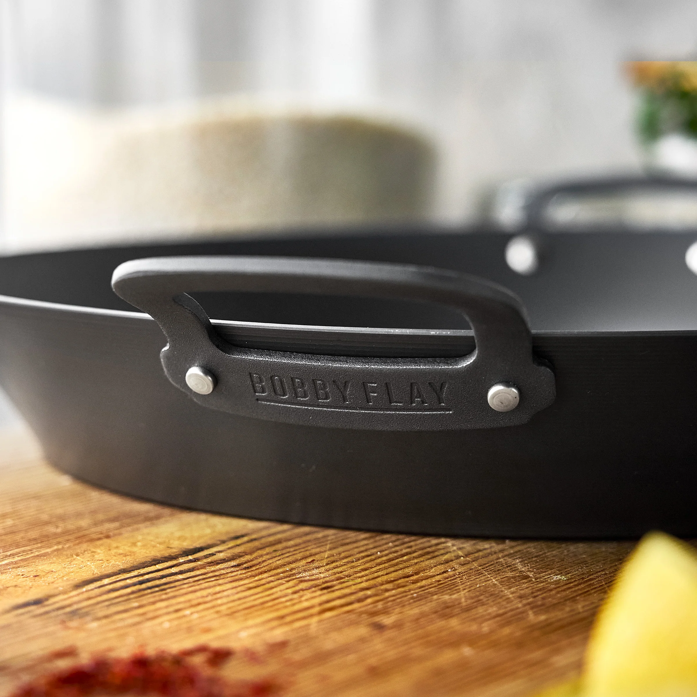 Bobby Flay by GreenPan 15" Carbon Steel Paella Pan - Image 6