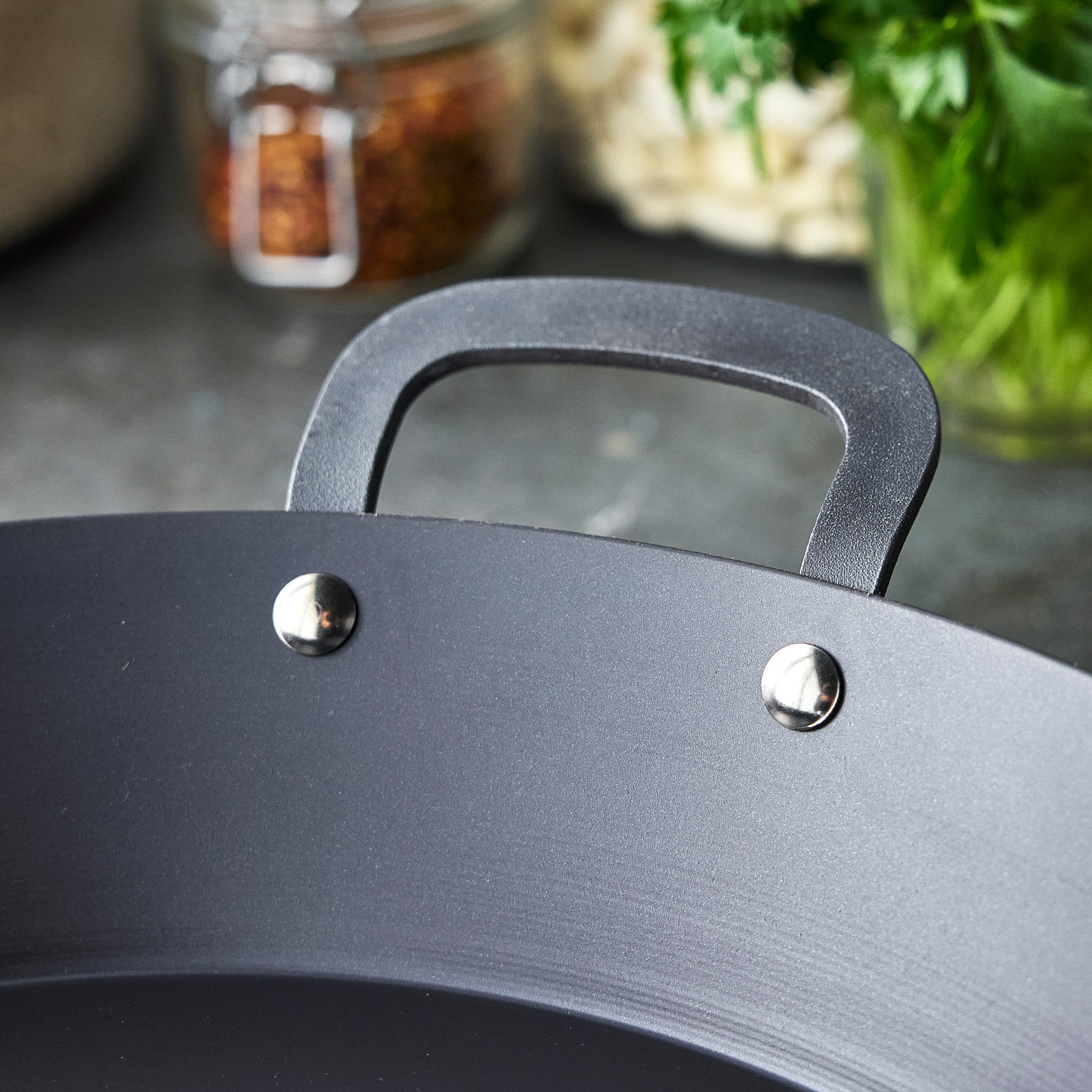 Bobby Flay by GreenPan 15" Carbon Steel Paella Pan - Image 7
