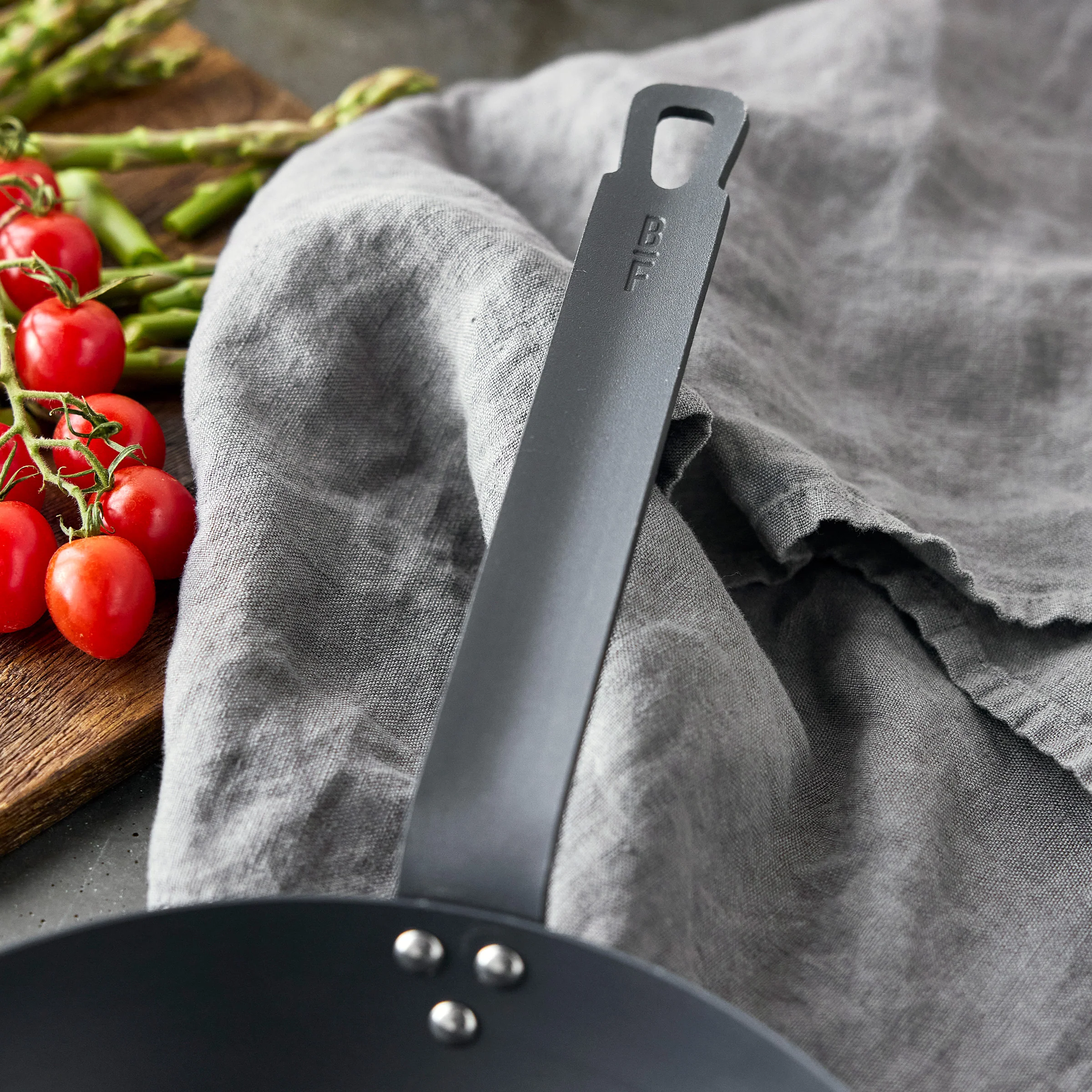 Bobby Flay by GreenPan 12" Carbon Steel Frypan - Image 8