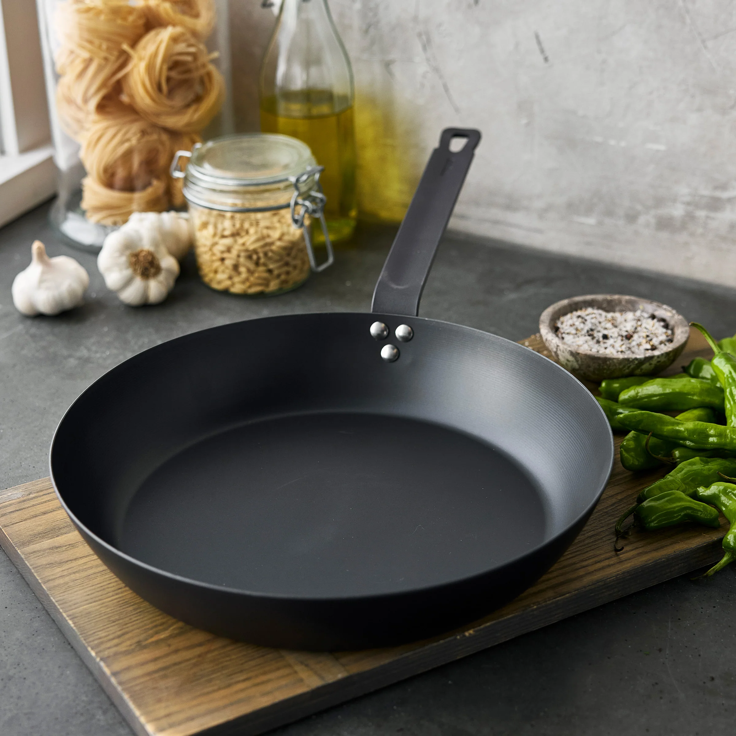 Bobby Flay by GreenPan 12" Carbon Steel Frypan - Image 3