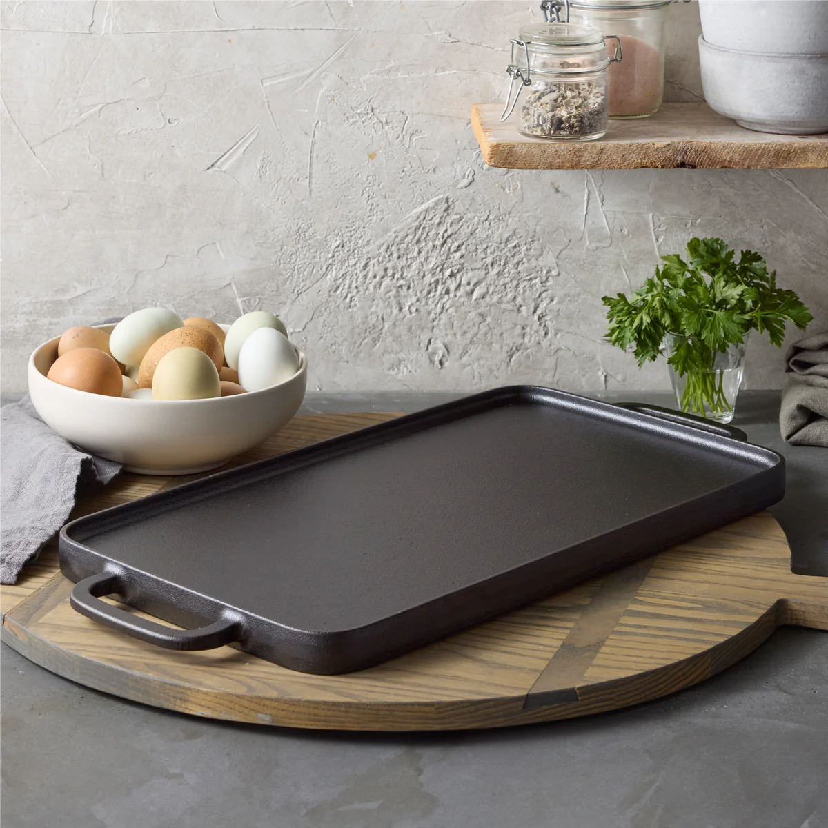 Bobby Flay by GreenPan 4-Piece Cast Iron Set with Bobby at Home Cookbook - Image 10