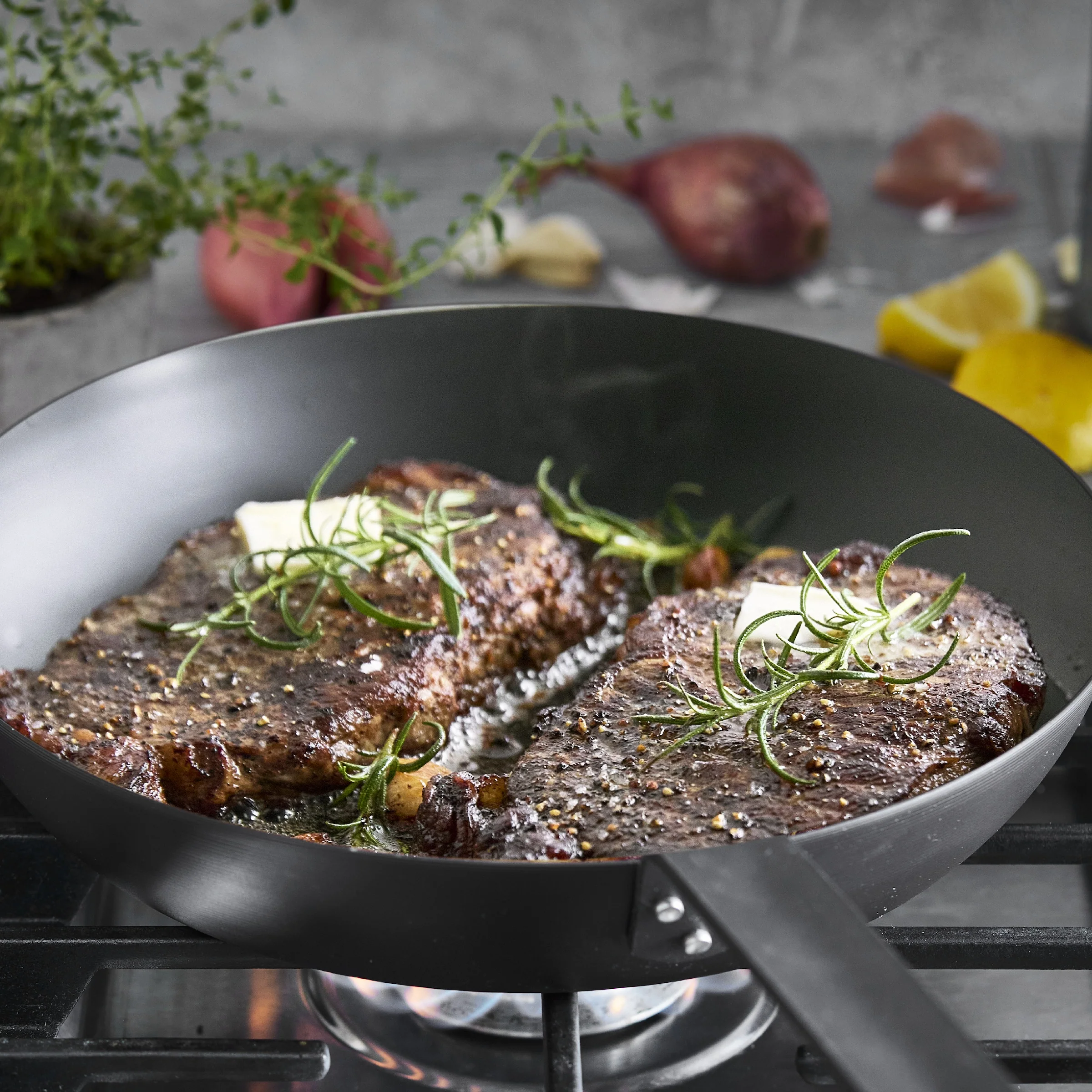 Bobby Flay by GreenPan 12" Carbon Steel Frypan - Image 9