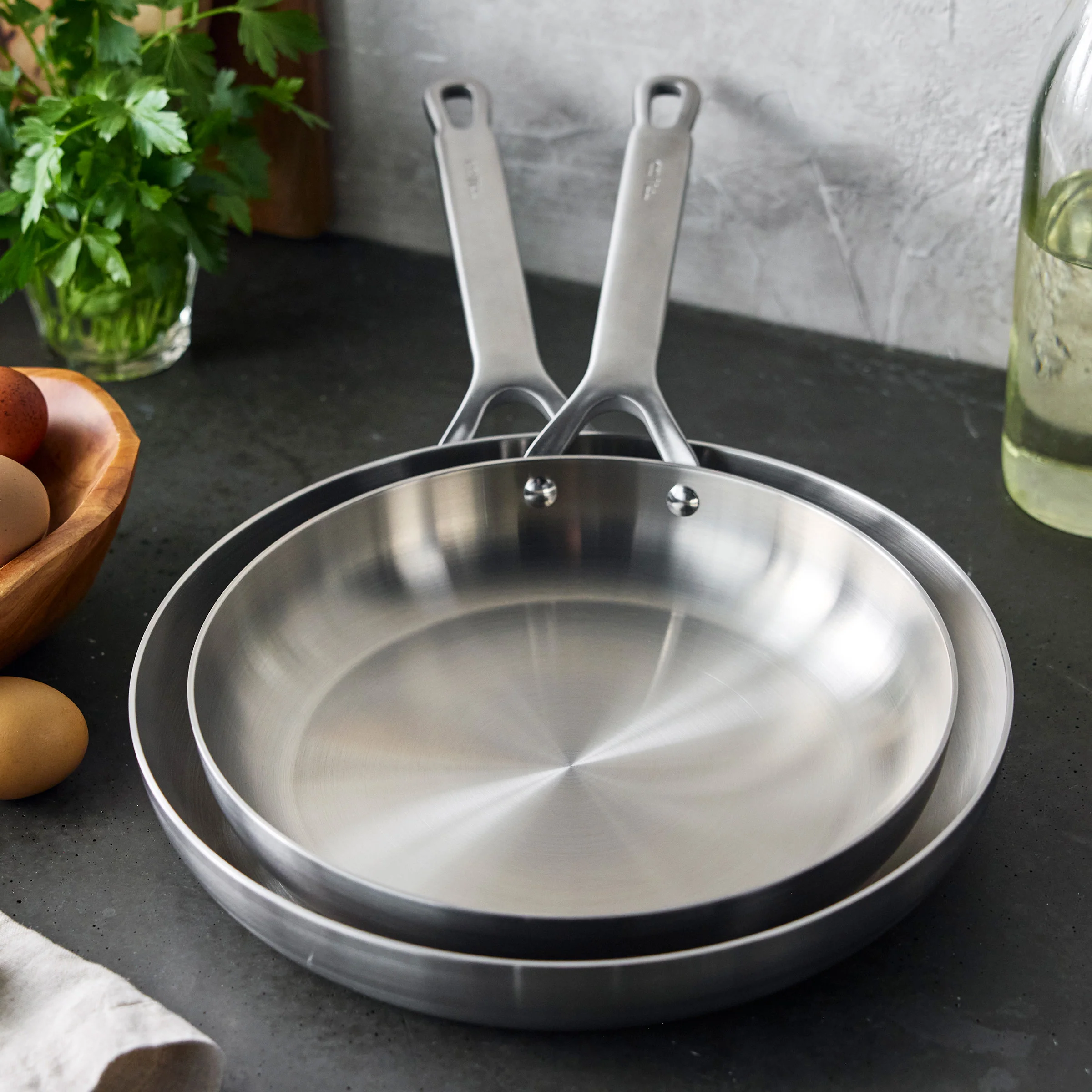 Bobby Flay by GreenPan Chef Series Uncoated Stainless Steel 10-Piece Cookware Set - Image 10