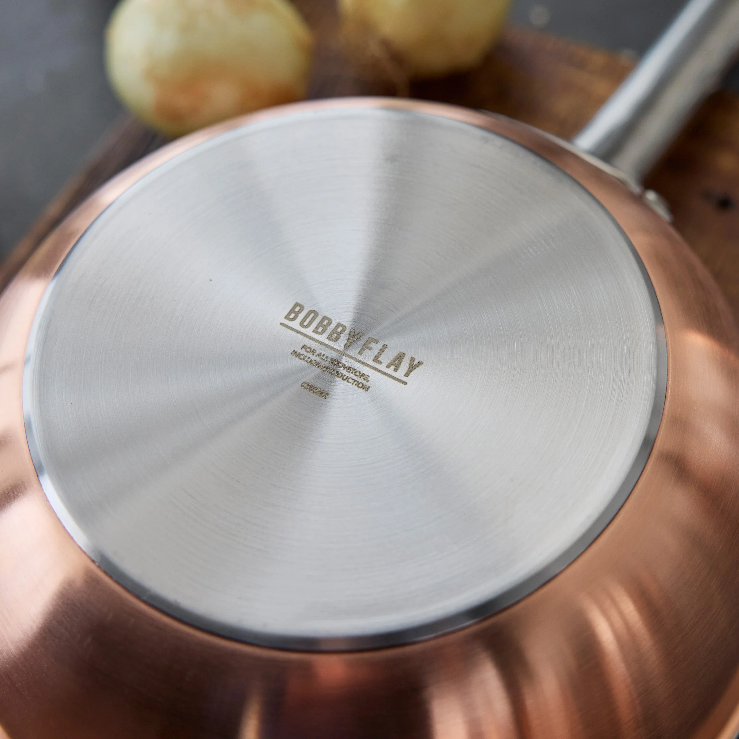Bobby Flay by GreenPan Copper Clad 2-Quart Chef’s Pan with Lid - Image 8