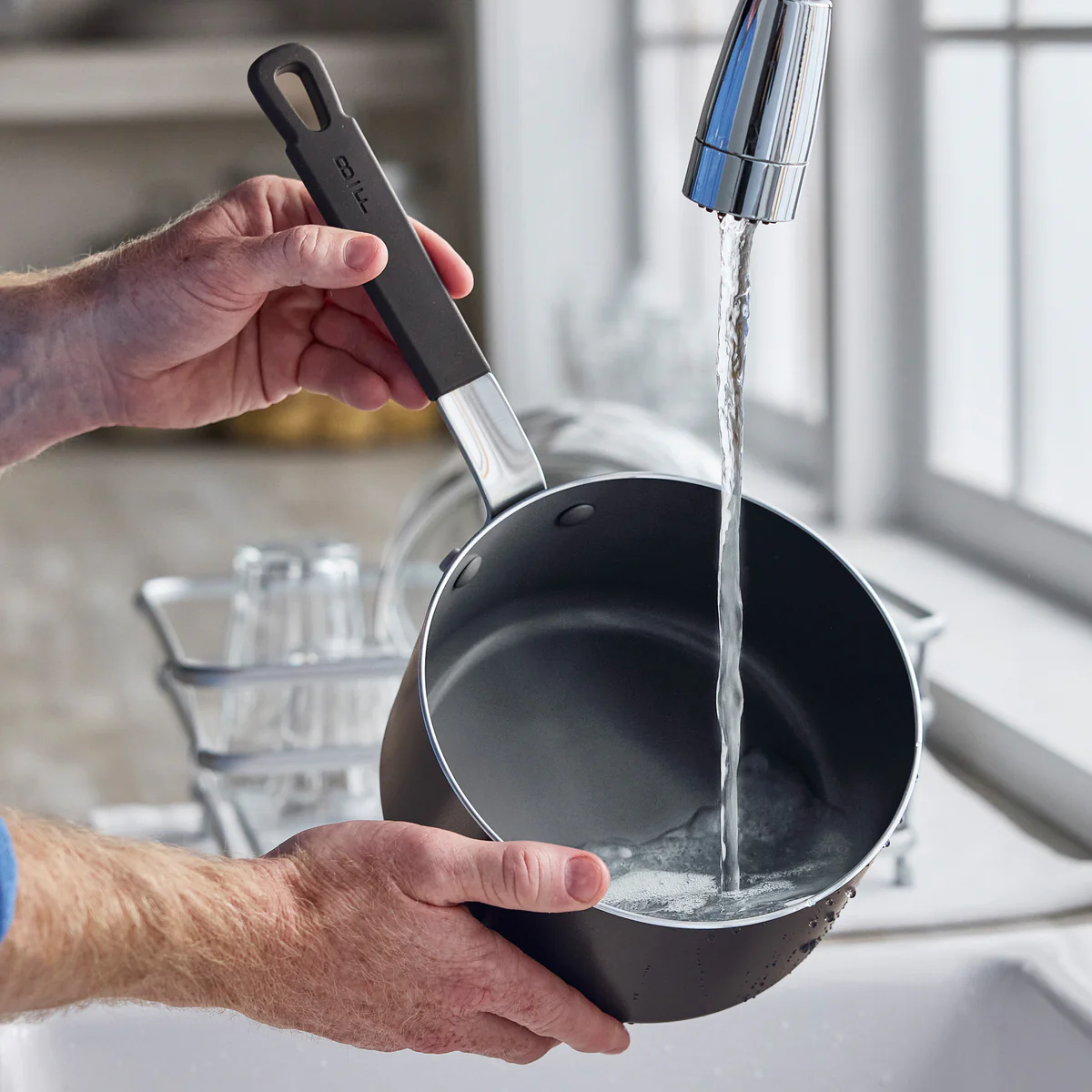Bobby Flay by GreenPan Kitchen Essentials Ceramic Nonstick Set | Black - Image 11