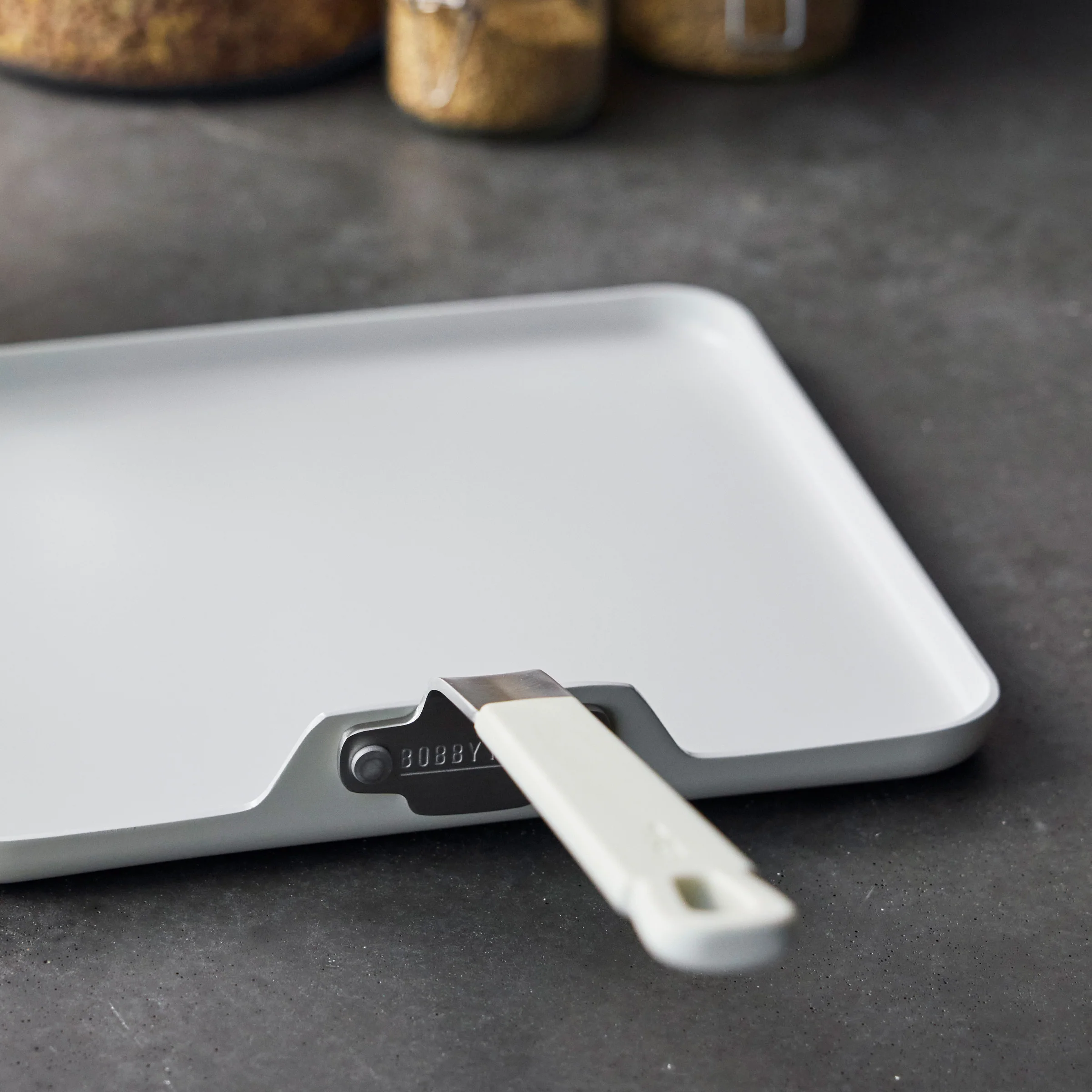 Bobby Flay by GreenPan Professional Ceramic Nonstick 11" Square Griddle | Cream - Image 6