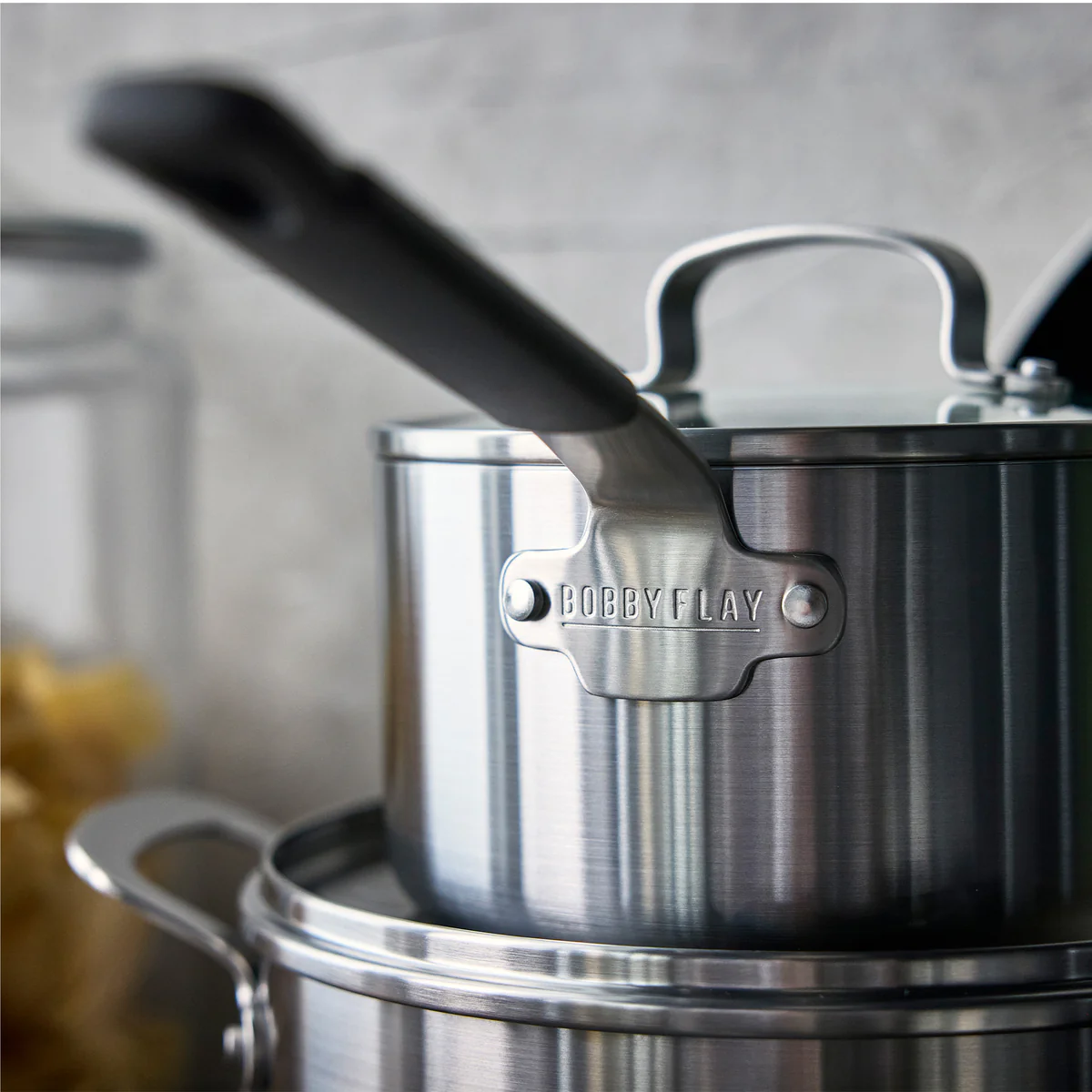 Bobby Flay by GreenPan Stainless Steel Uncoated & PFAS-Free Nonstick 12-Piece Cookware Set - Image 11