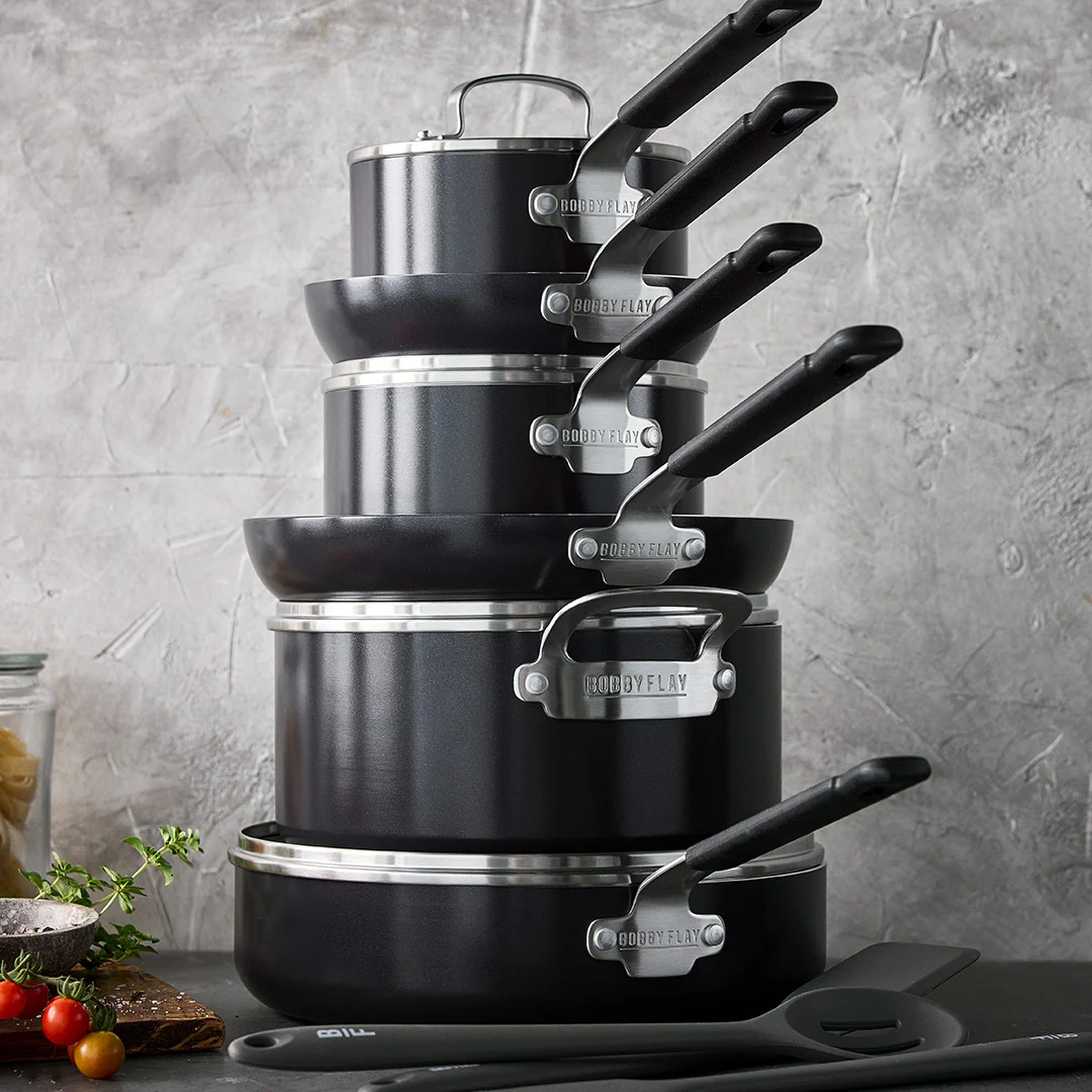 Bobby Flay by GreenPan Ultimate Set with Bobby at Home Cookbook | Black - Image 4