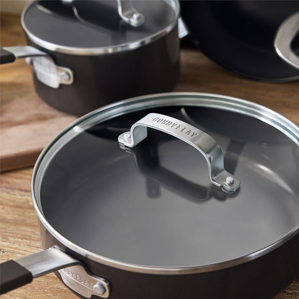 Bobby Flay by GreenPan Ultimate Set with Bobby at Home Cookbook | Black - Image 7