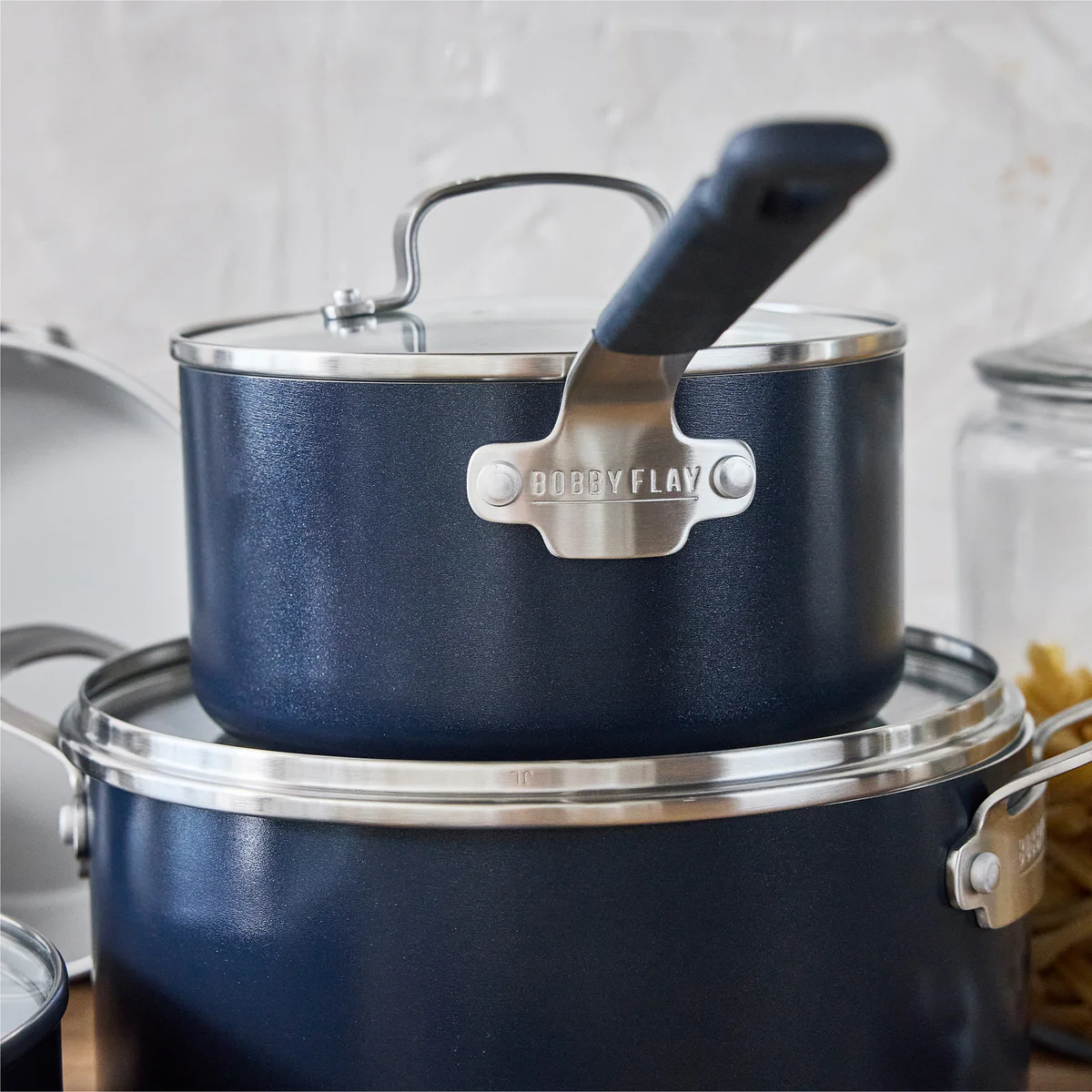 Bobby Flay by GreenPan Ultimate Set with Bobby at Home Cookbook | Oxford Blue - Image 7