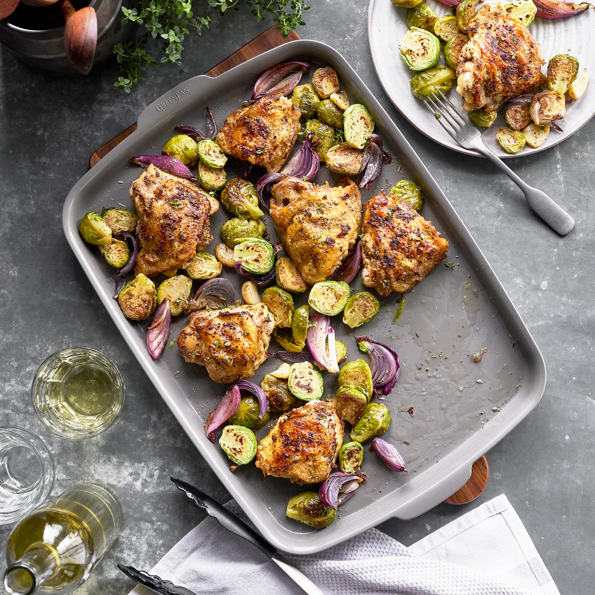 Premiere Ovenware Ceramic Nonstick 18" x 13" Half Sheet Pan - Image 9