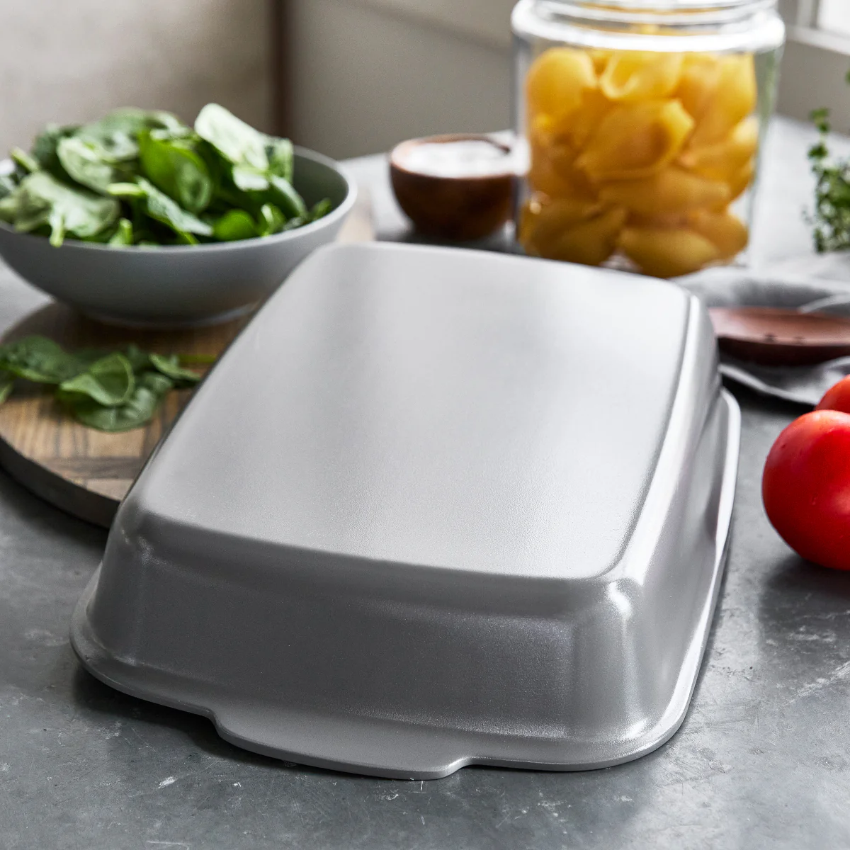 Premiere Ovenware Ceramic Nonstick 4-Piece Set | Gray - Image 4