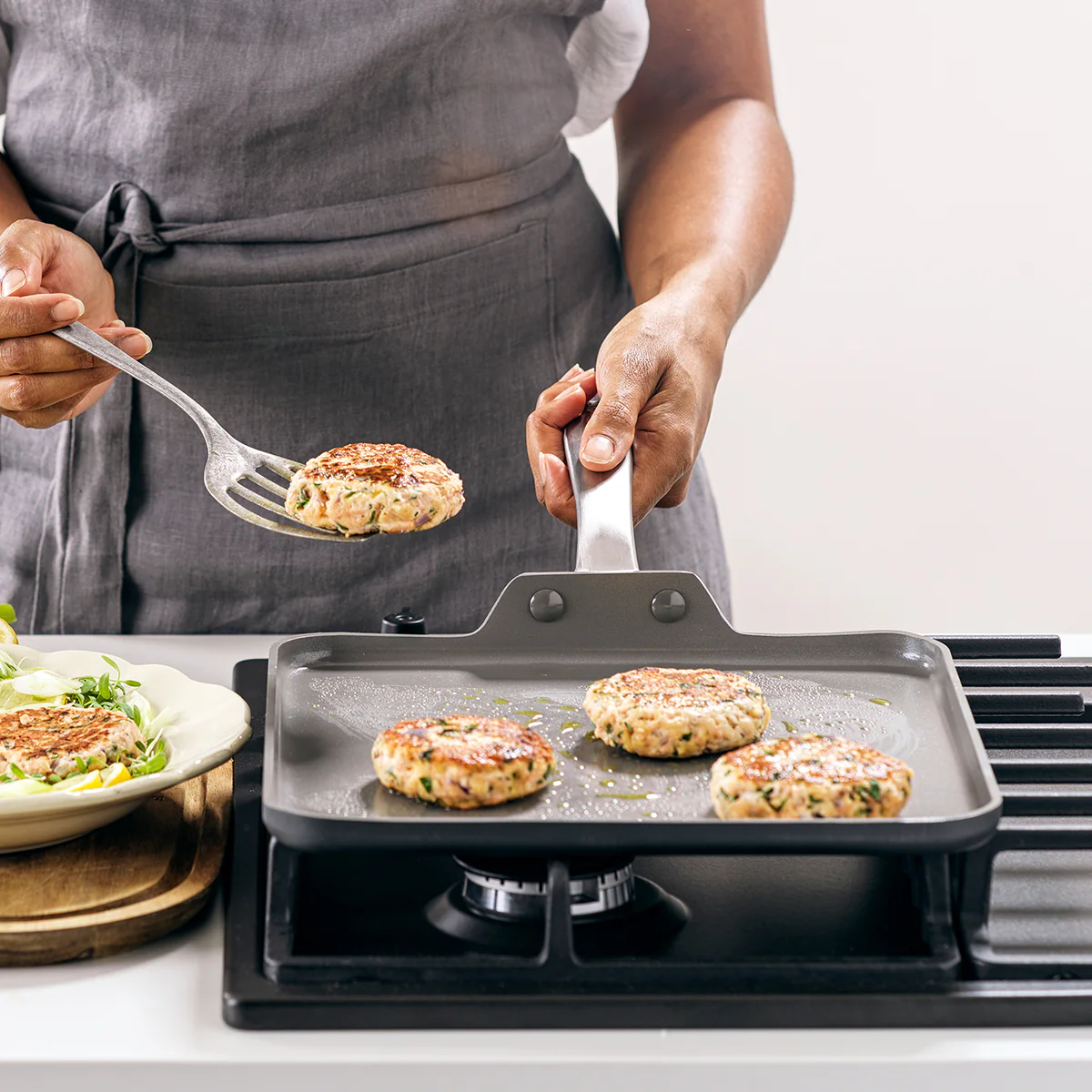 Chatham Ceramic Nonstick 11" Square Griddle - Image 3