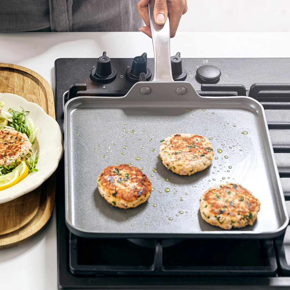 Chatham Ceramic Nonstick 11" Square Griddle - Image 4