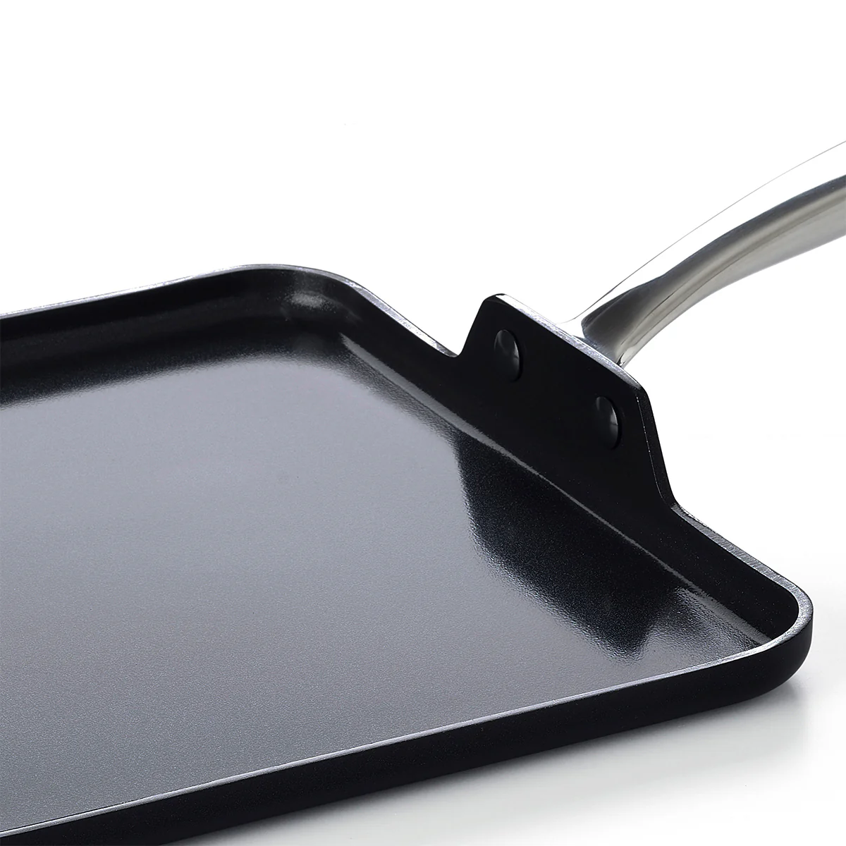 Chatham Black Ceramic Nonstick 11" Square Griddle - Image 5