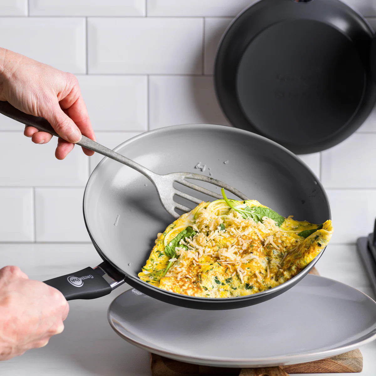 Dover Ceramic Nonstick 8" and 10" Frypan Set | Black - Image 5