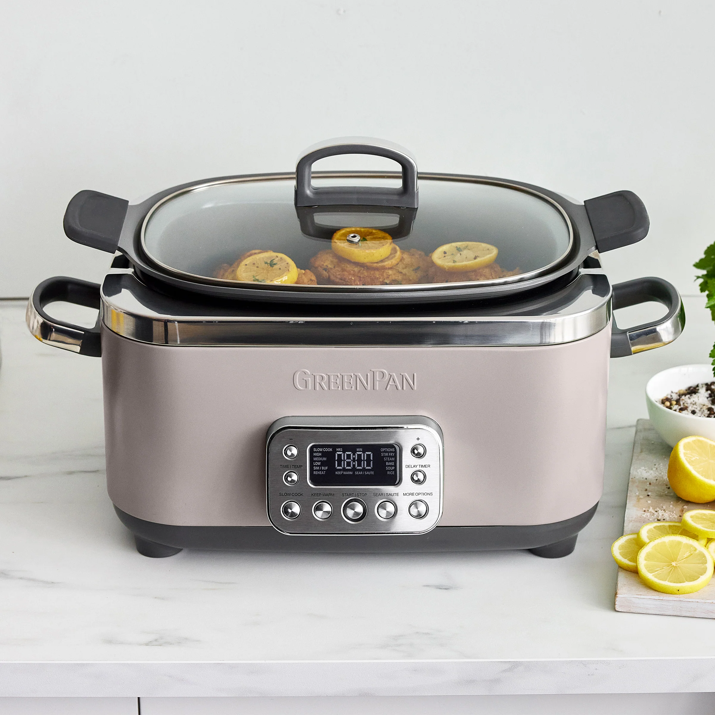 Elite 14-in-1 6-Quart Slow Cooker | Clay - Image 8