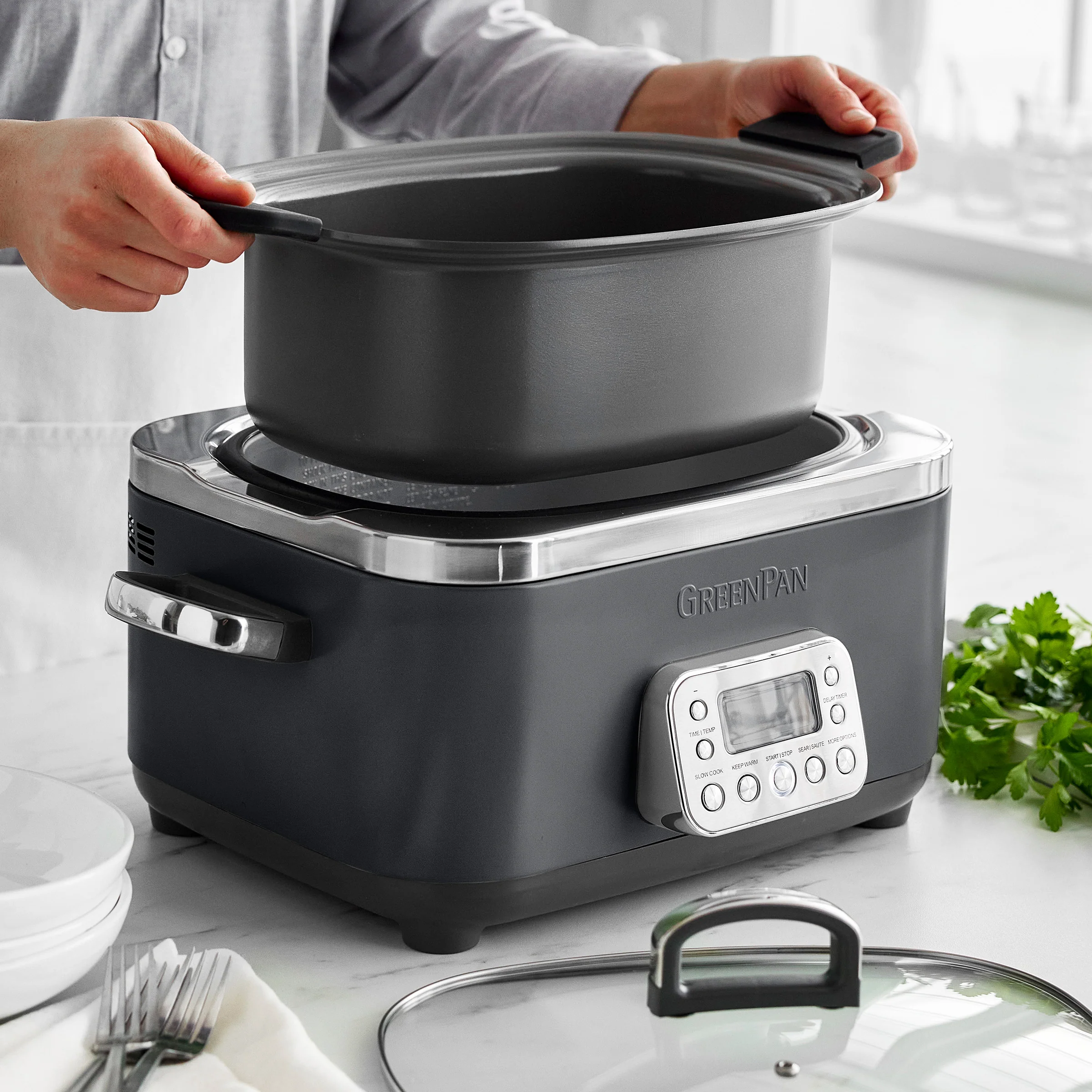 Elite 14-in-1 6-Quart Slow Cooker | Graphite - Image 4