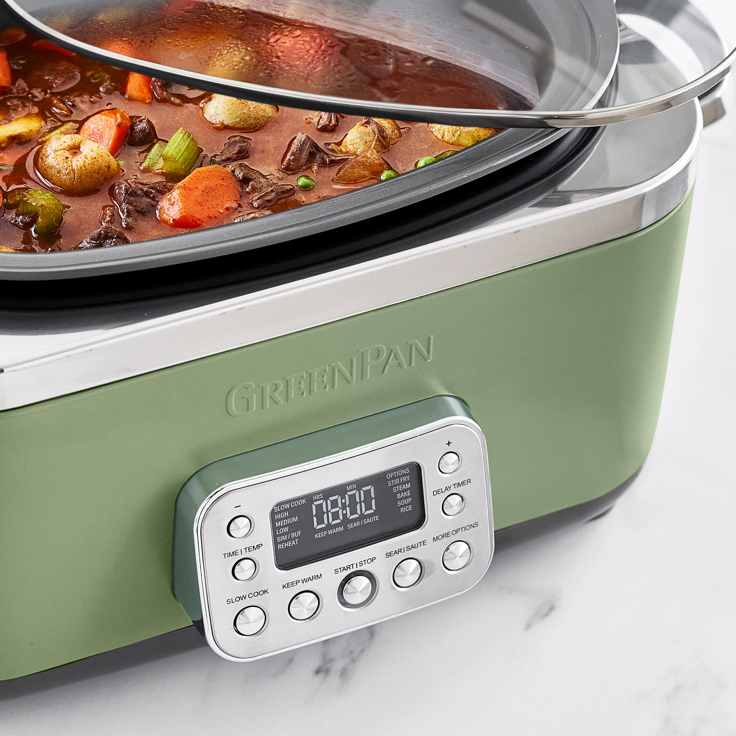Elite 14-in-1 6-Quart Slow Cooker | Sage - Image 7