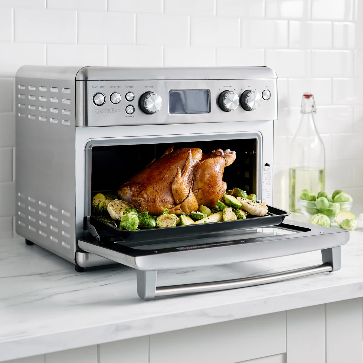 Elite Convection Air Fryer Toaster Oven | Premiere Stainless Steel - Image 7