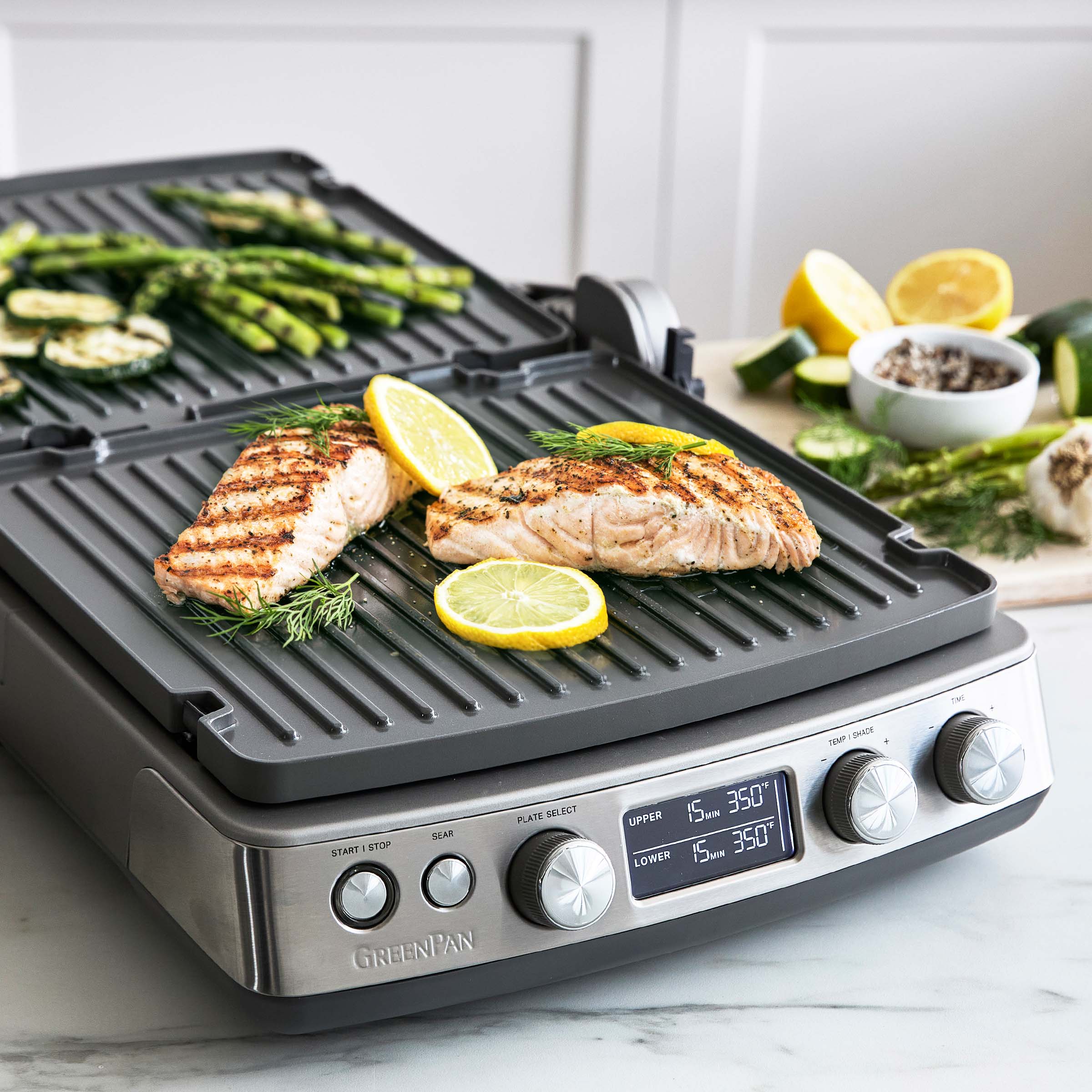 Elite Multi Grill & Griddle with Waffle Plates | Graphite - Image 8