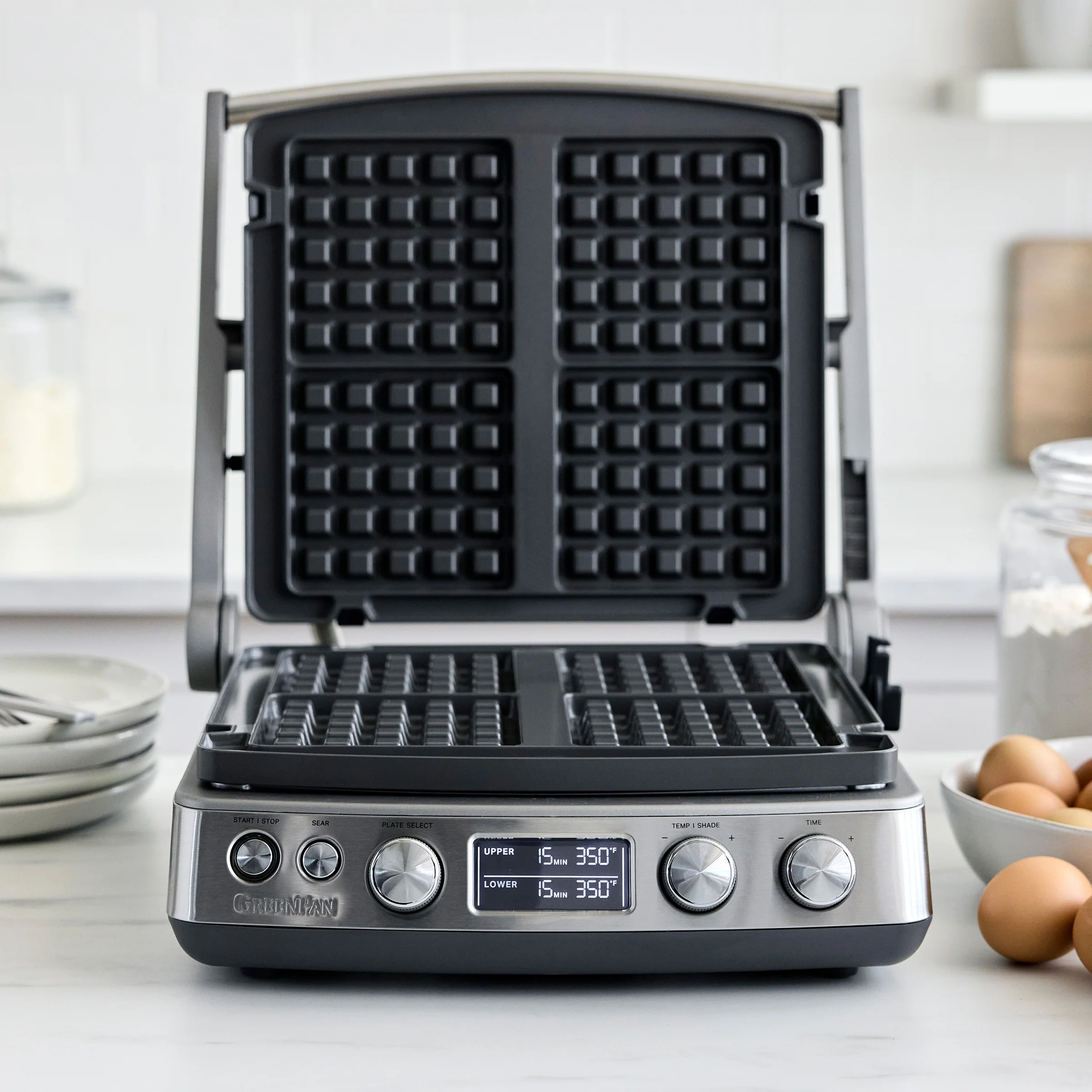 Elite Multi Grill & Griddle Waffle Plates - Image 3