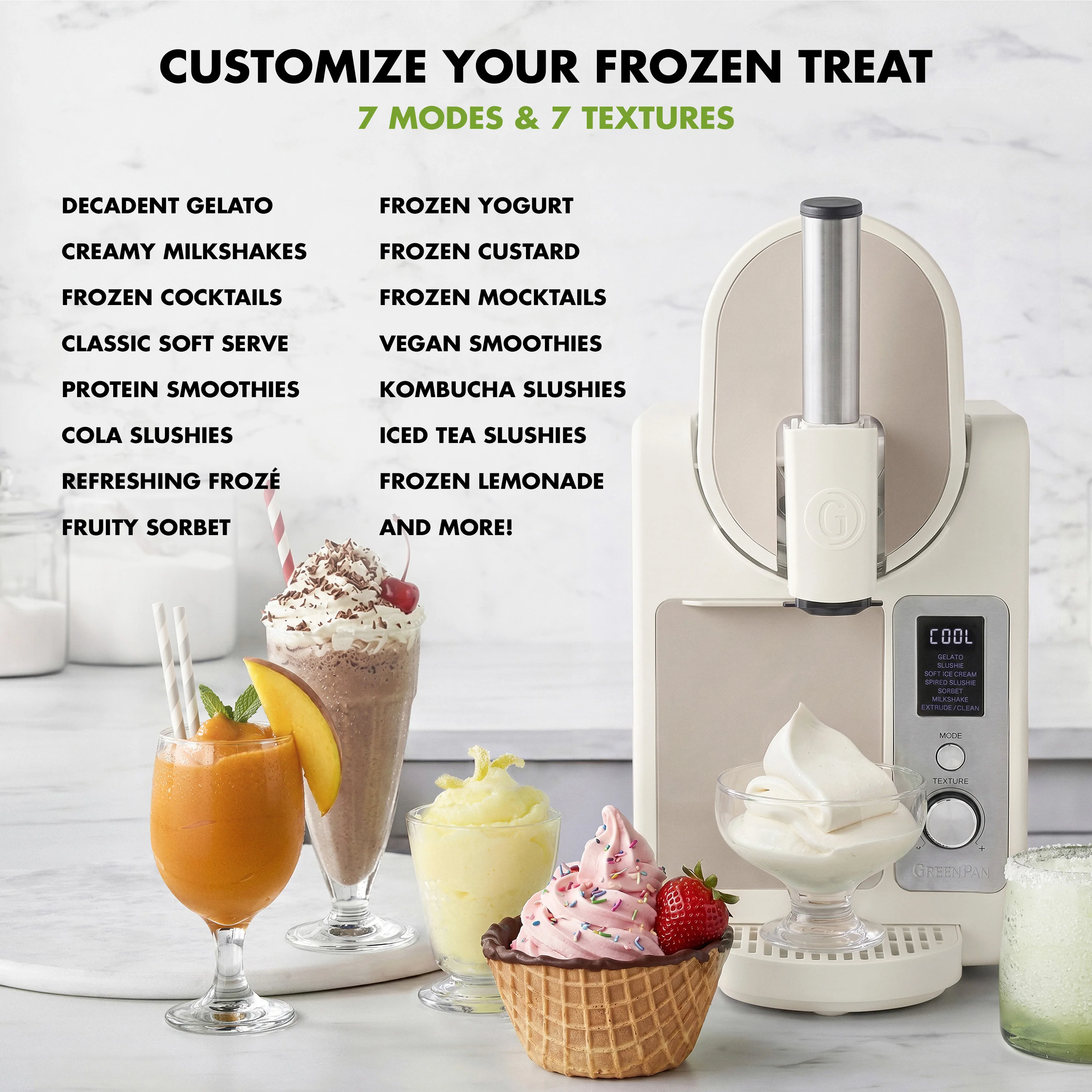 Frost Pro 16-in-1 Ice Cream, Gelato & Frozen Drink Maker | Cream - Image 14