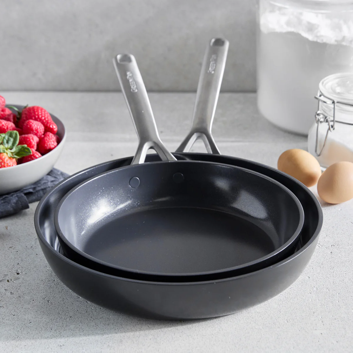 GP5 Infinite8 Ceramic Nonstick 9.5" and 11" Frypan Set - Image 6