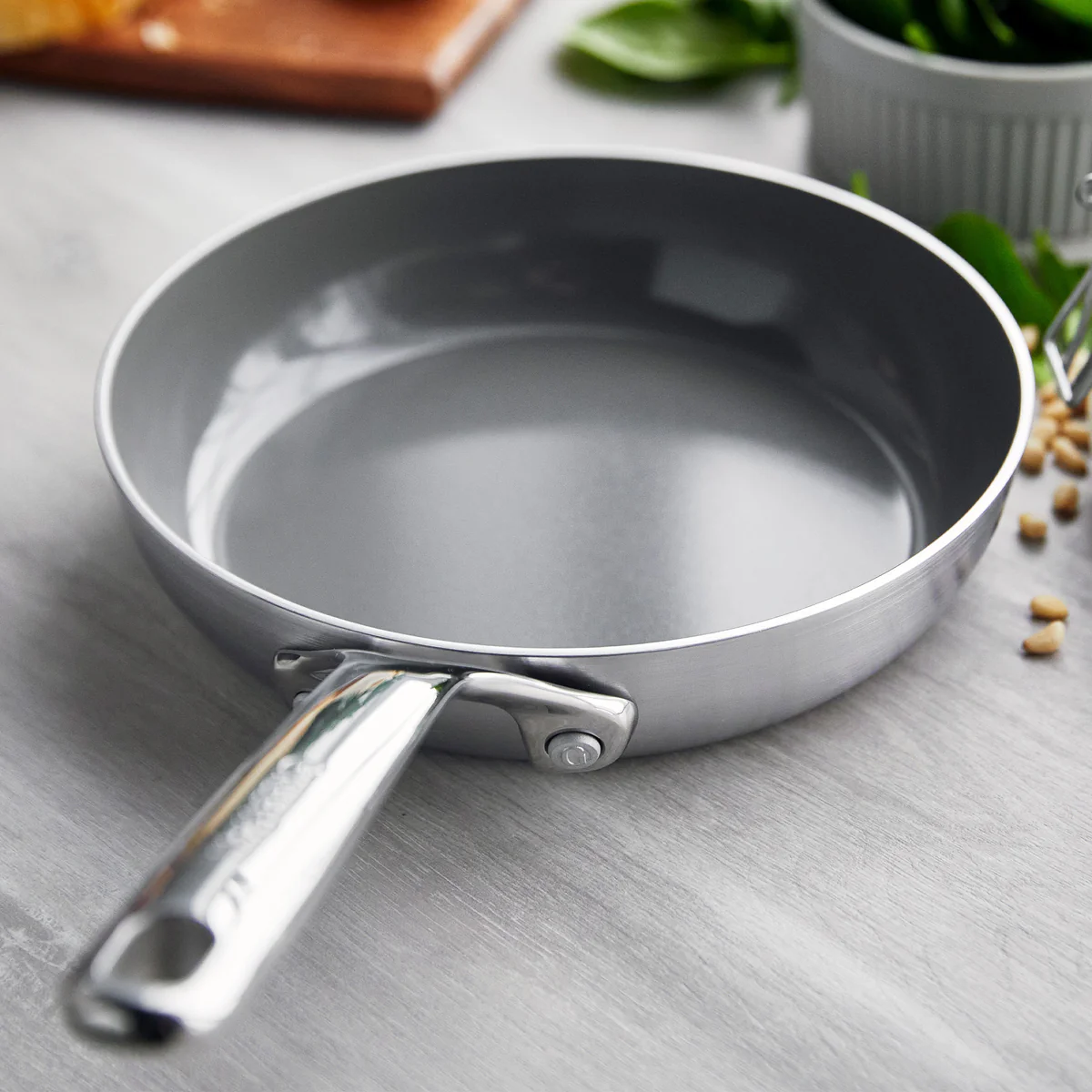 GP5 Stainless Steel 8" Frypan | Mirror Handle - Image 2