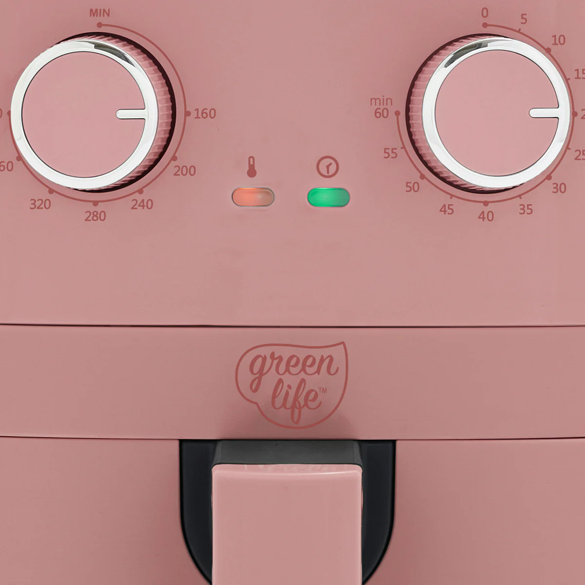 GreenLife 4.5-Quart EZ Air Fryer | Dusty Rose - Image 6