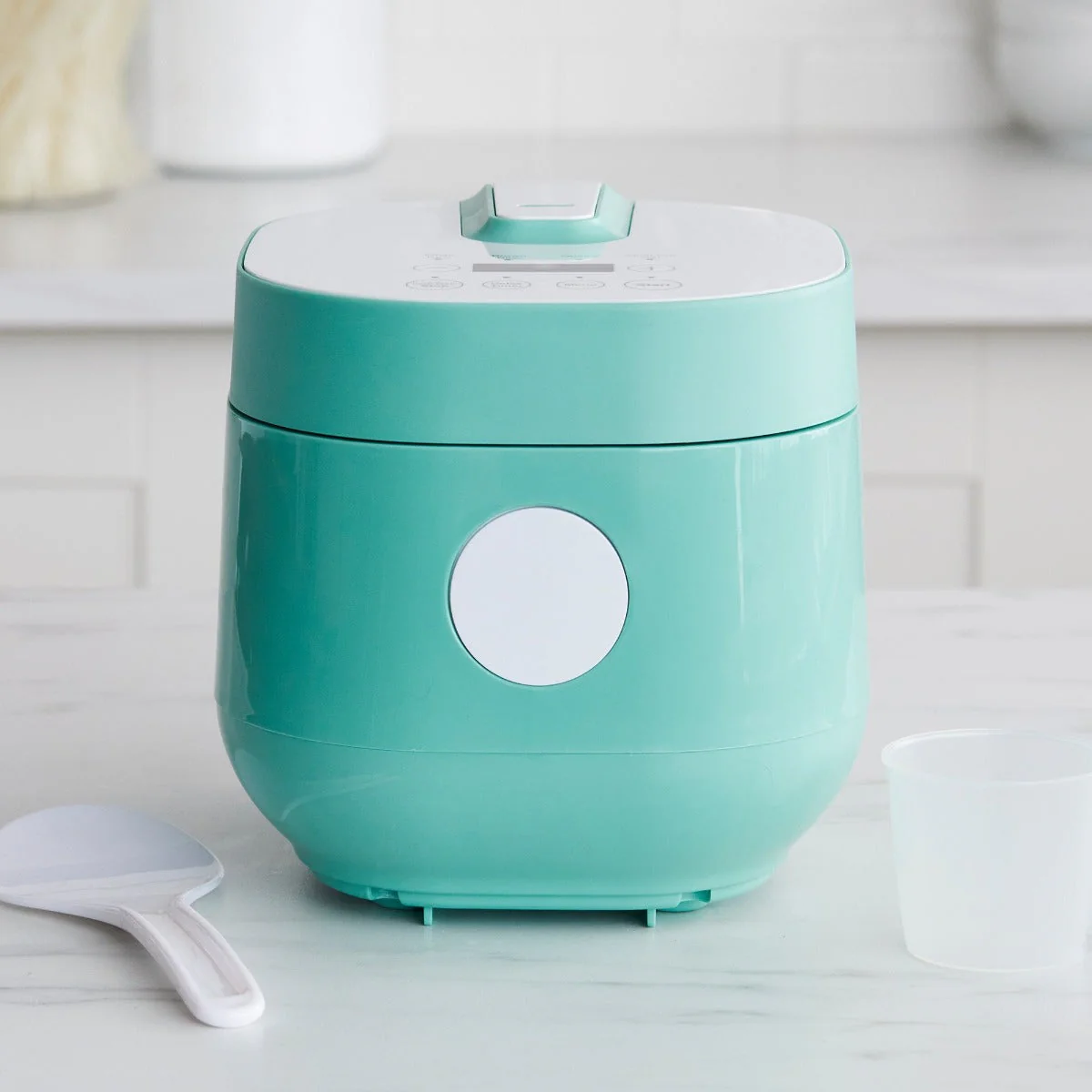 GreenLife 4-Cup Rice & Grains Cooker | Turquoise - Image 2