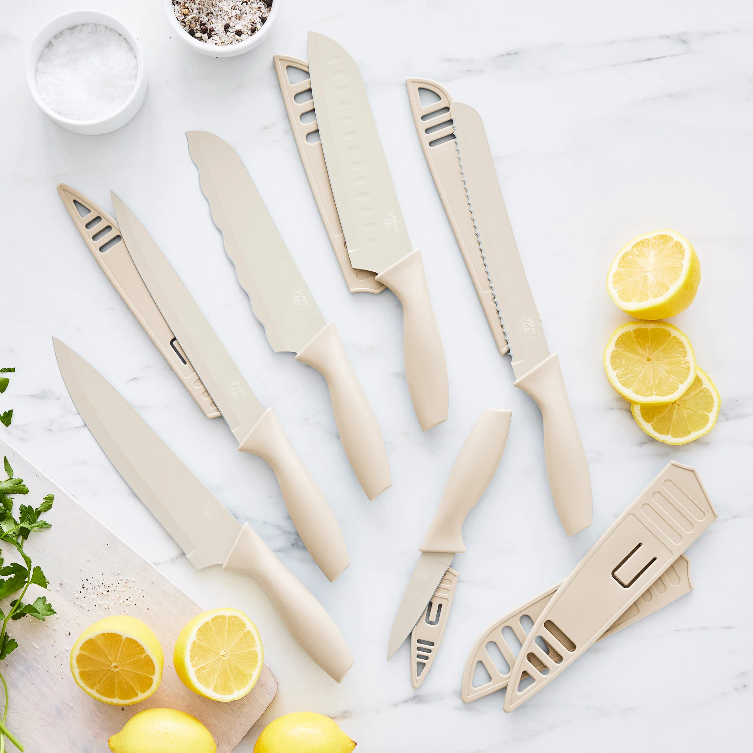GreenLife 6-Piece Cutlery Set | Taupe - Image 3
