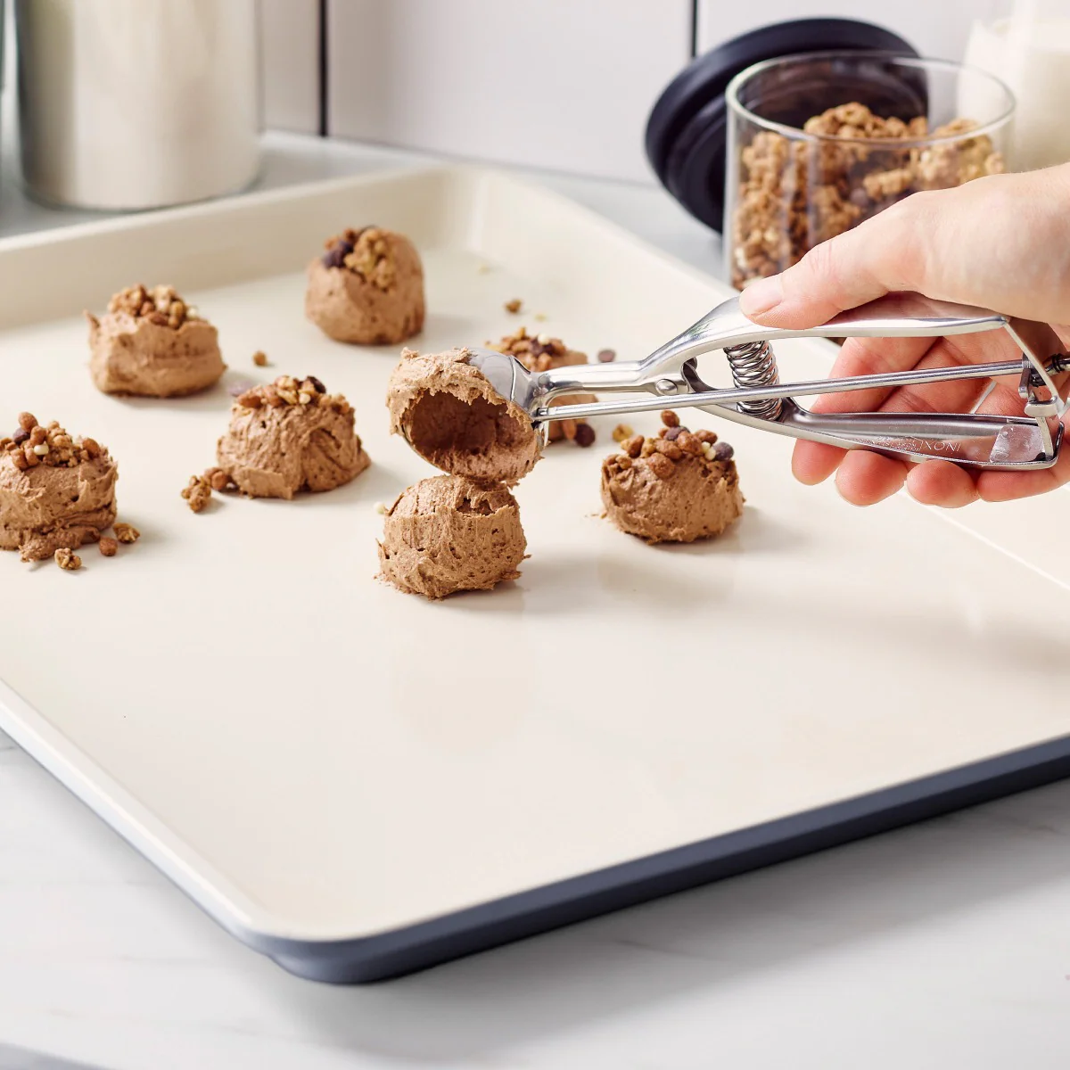 GreenLife Ceramic Nonstick 18" x 13" Cookie Sheet | Black - Image 3