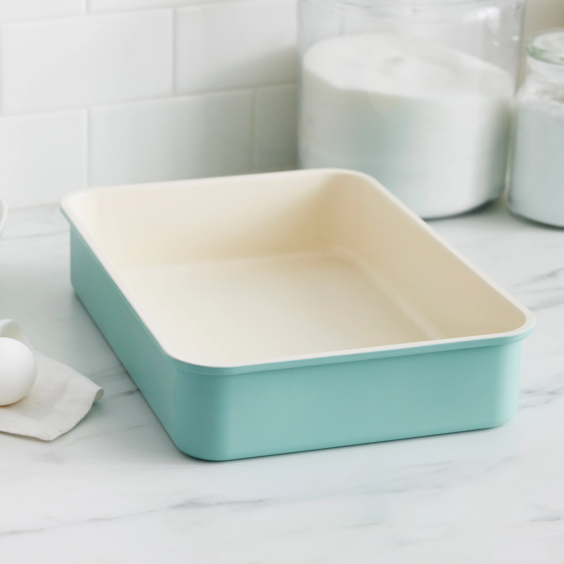 GreenLife Ceramic Nonstick 6-Piece Bakeware Set | Turquoise - Image 6