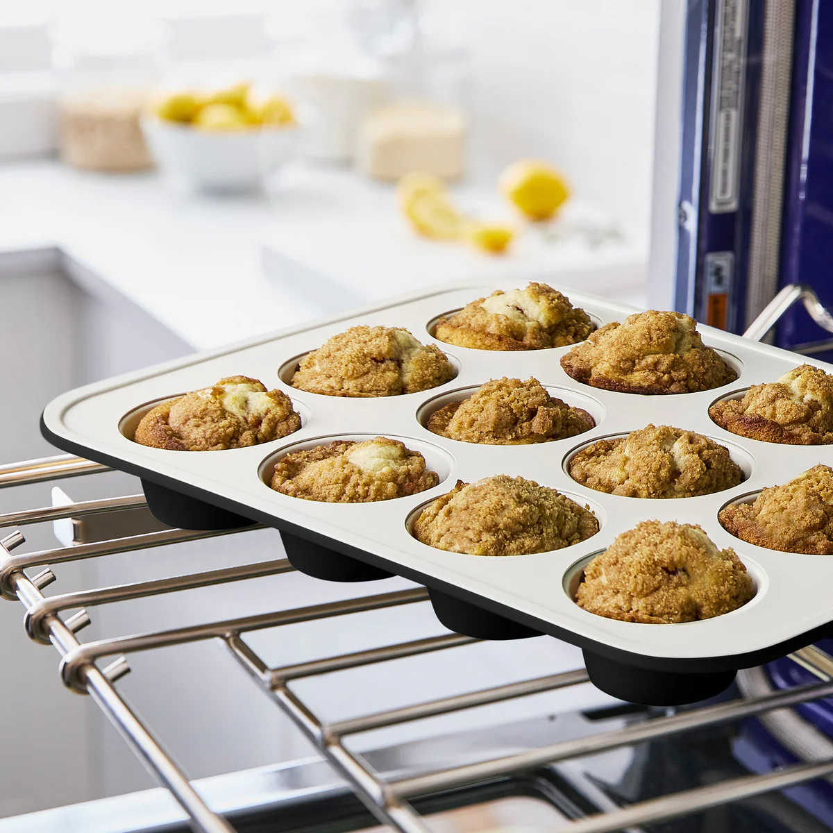 GreenLife Ceramic Nonstick Muffin Pan | Black - Image 4