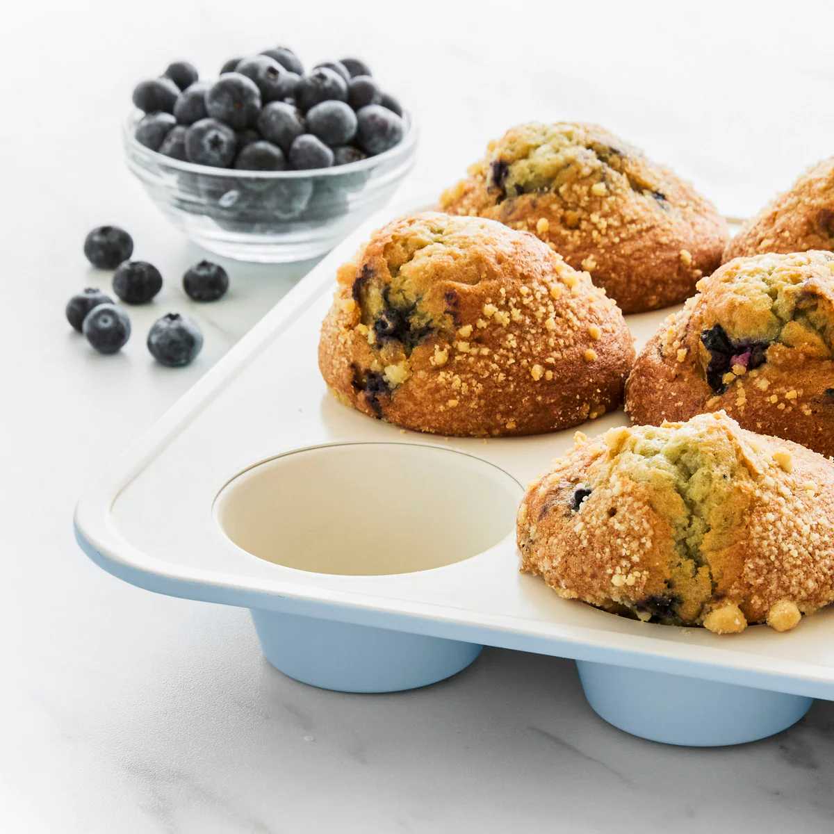 GreenLife Ceramic Nonstick Muffin Pan | Blue Haze - Image 5