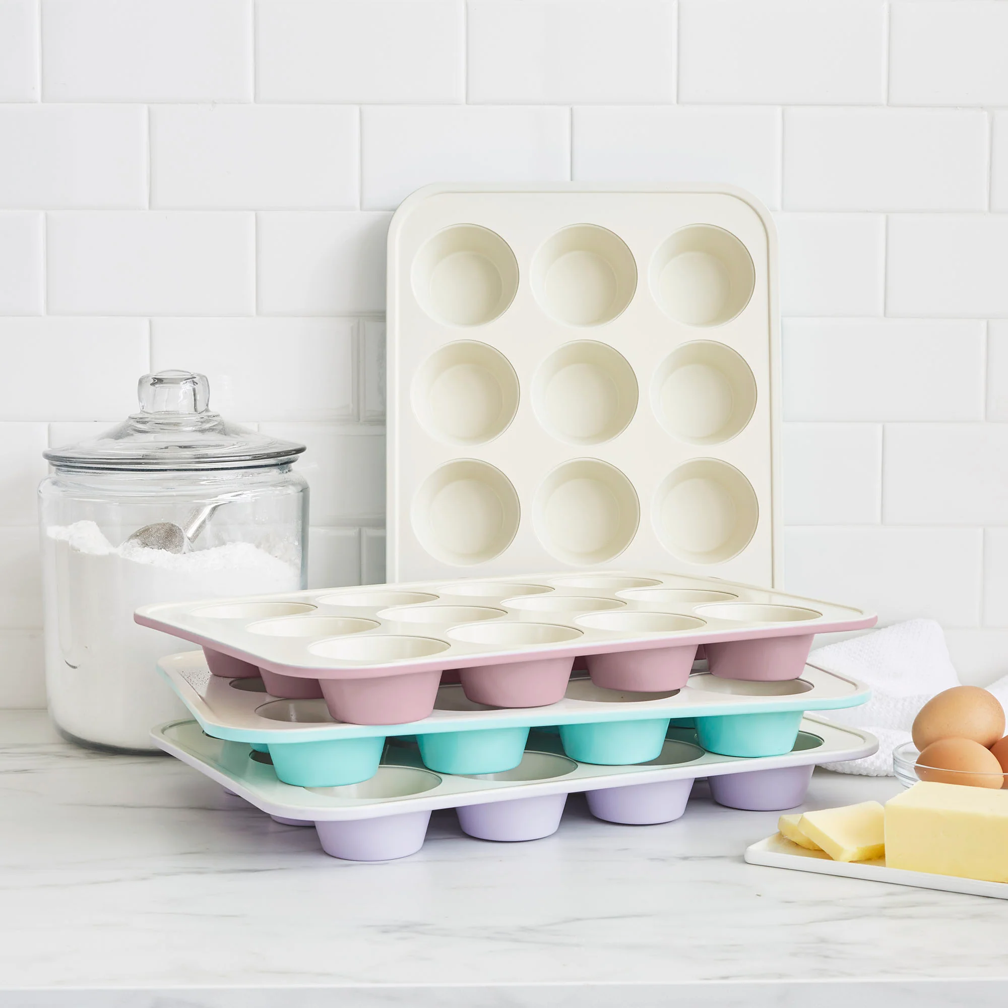GreenLife Ceramic Nonstick Muffin Pan | Blue Haze - Image 9