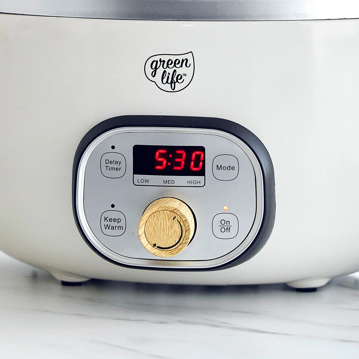 GreenLife Healthy 6-Quart Slow Cooker | Cream - Image 5