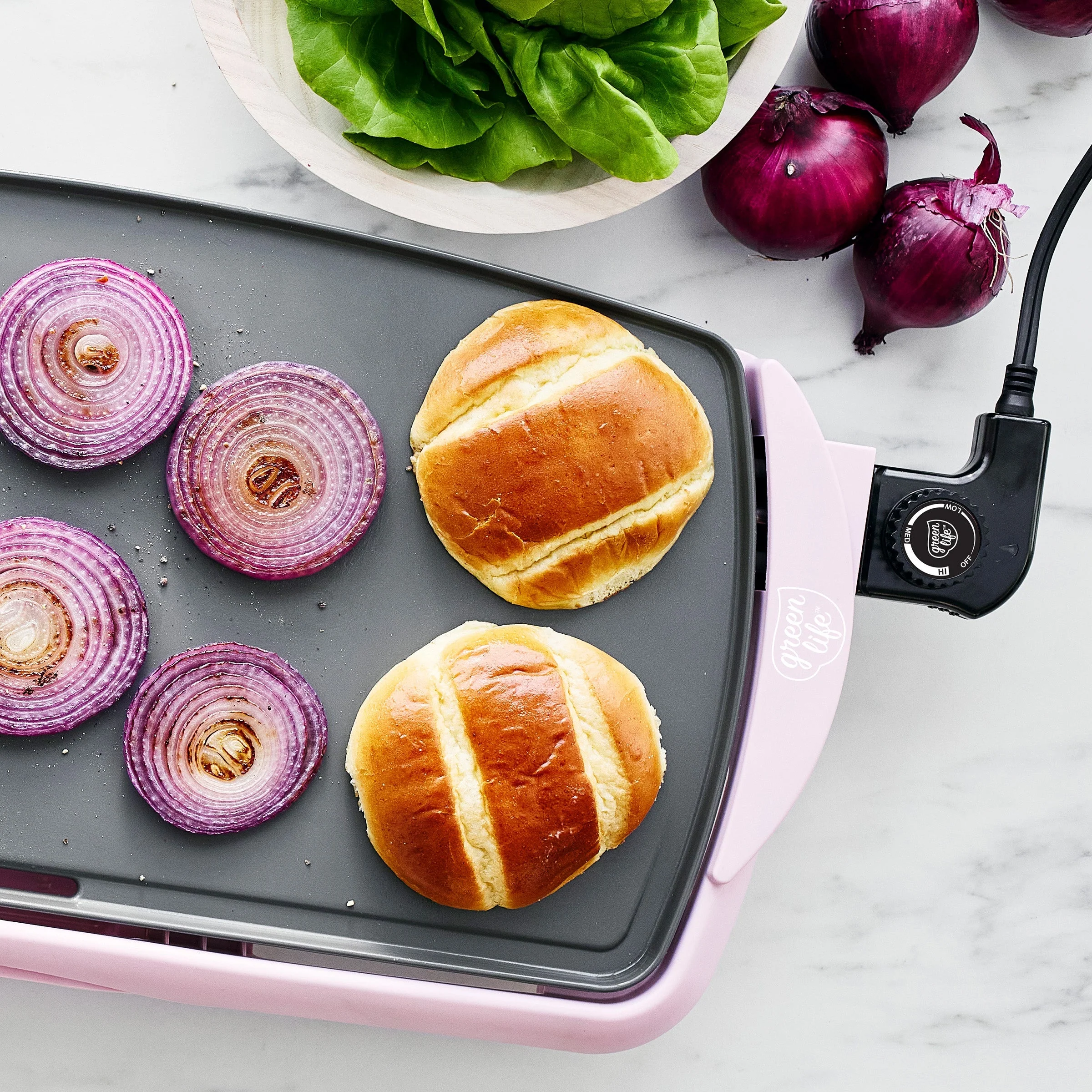 GreenLife Healthy Griddle XL | Pink - Image 6