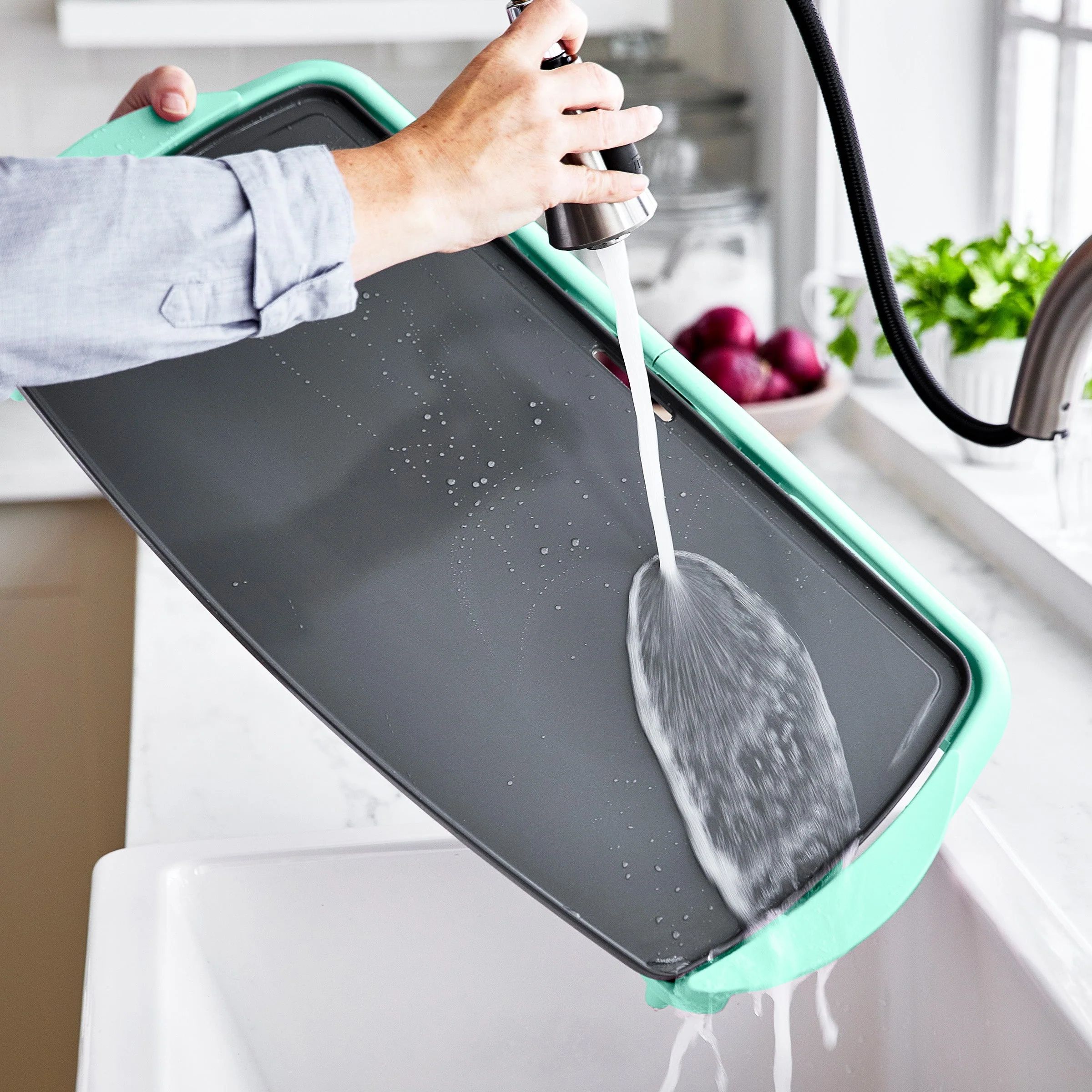 GreenLife Healthy Griddle XL | Turquoise - Image 7