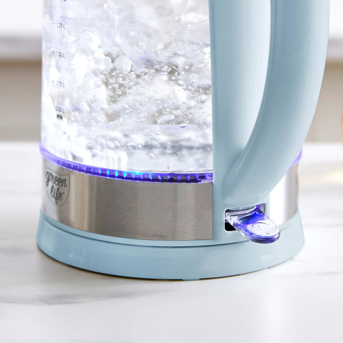 GreenLife Qwik & EZ Glass Kettle | Blue Haze - Image 5