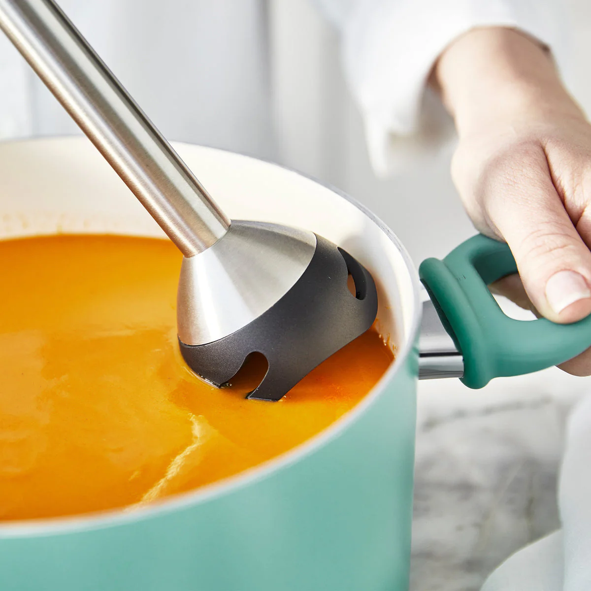 GreenLife Variable Speed Hand Blender | Turquoise - Image 3