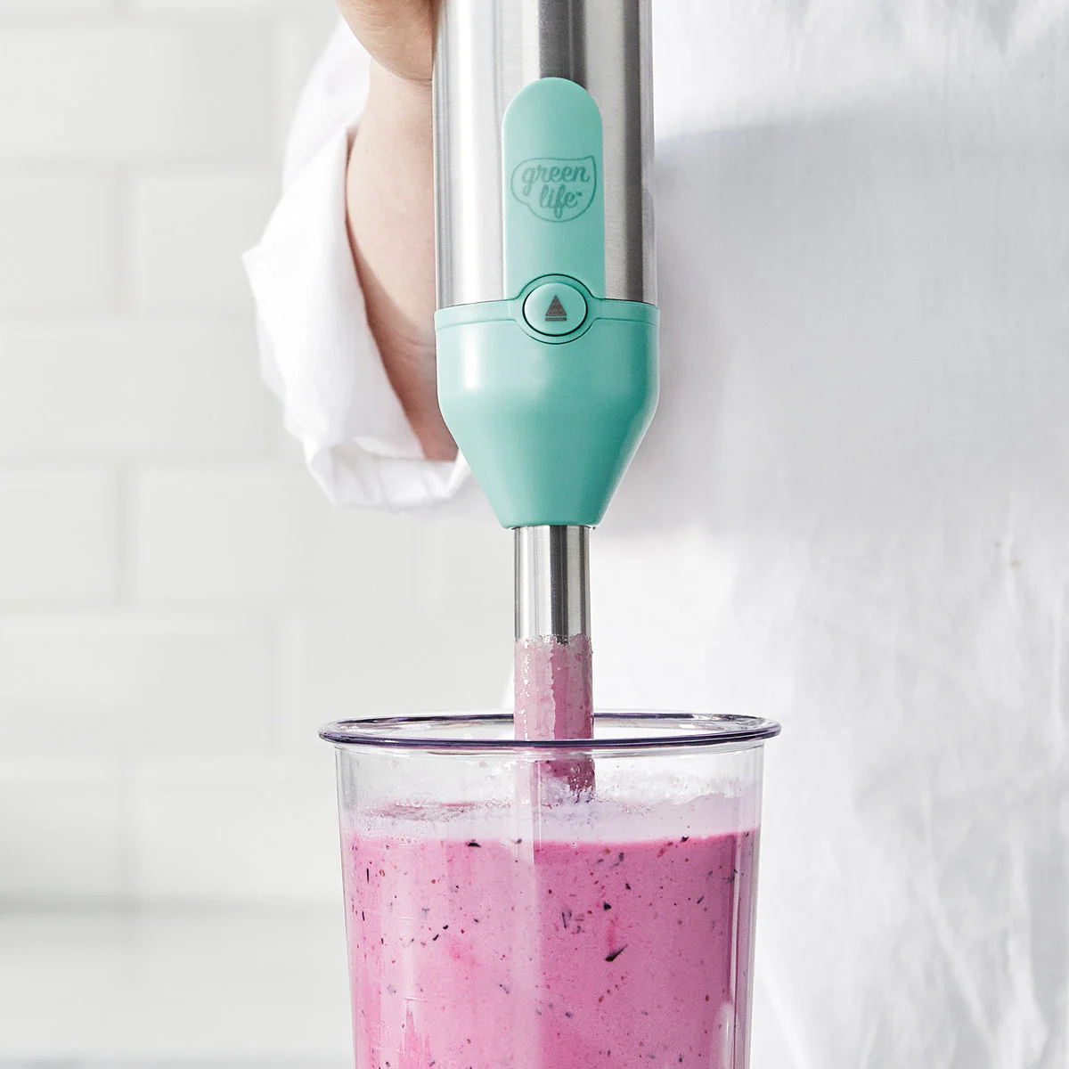 GreenLife Variable Speed Hand Blender | Turquoise - Image 6