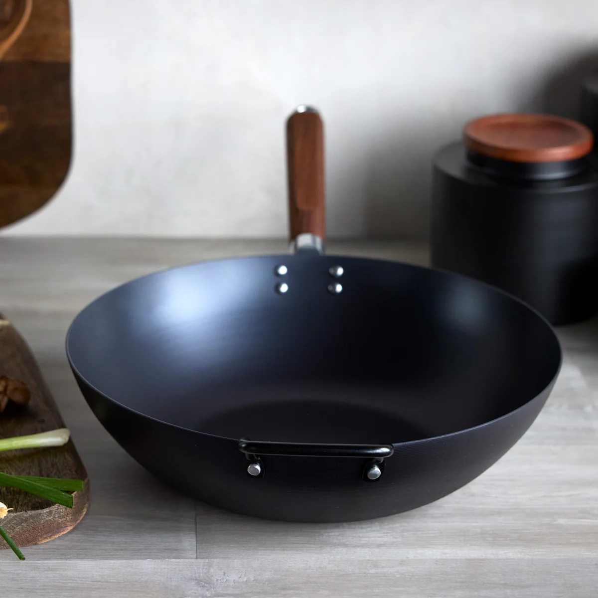 Kyoto Carbon Steel 14" Wok - Image 2