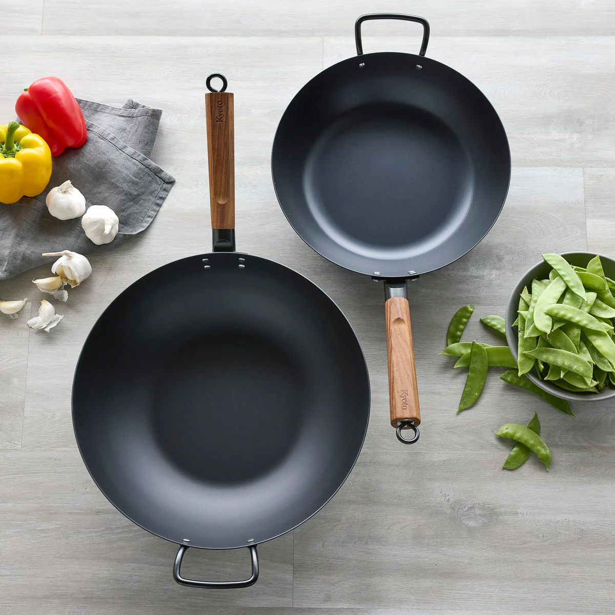 Kyoto Carbon Steel 12" Wok - Image 11