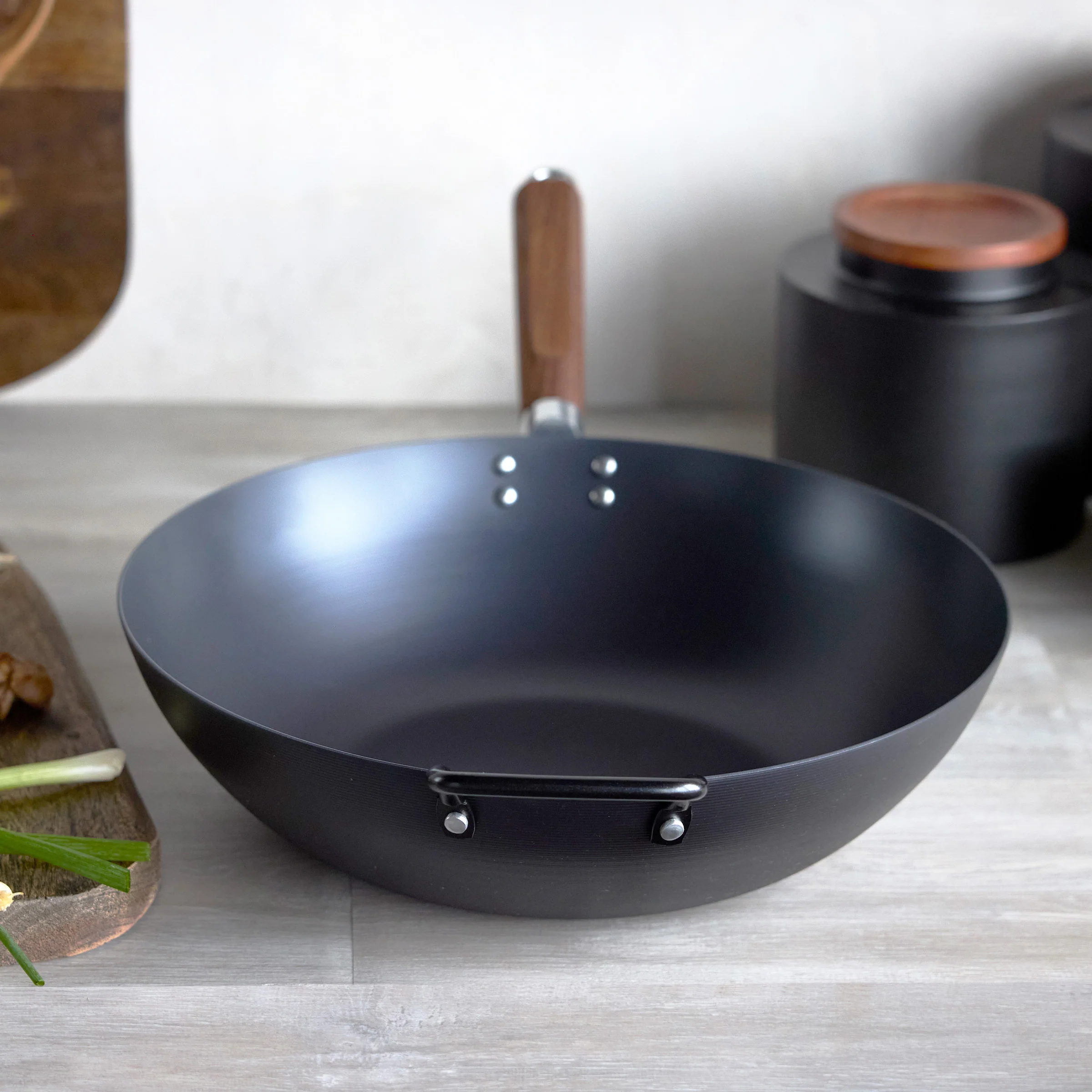 Kyoto Carbon Steel 12" Wok - Image 2