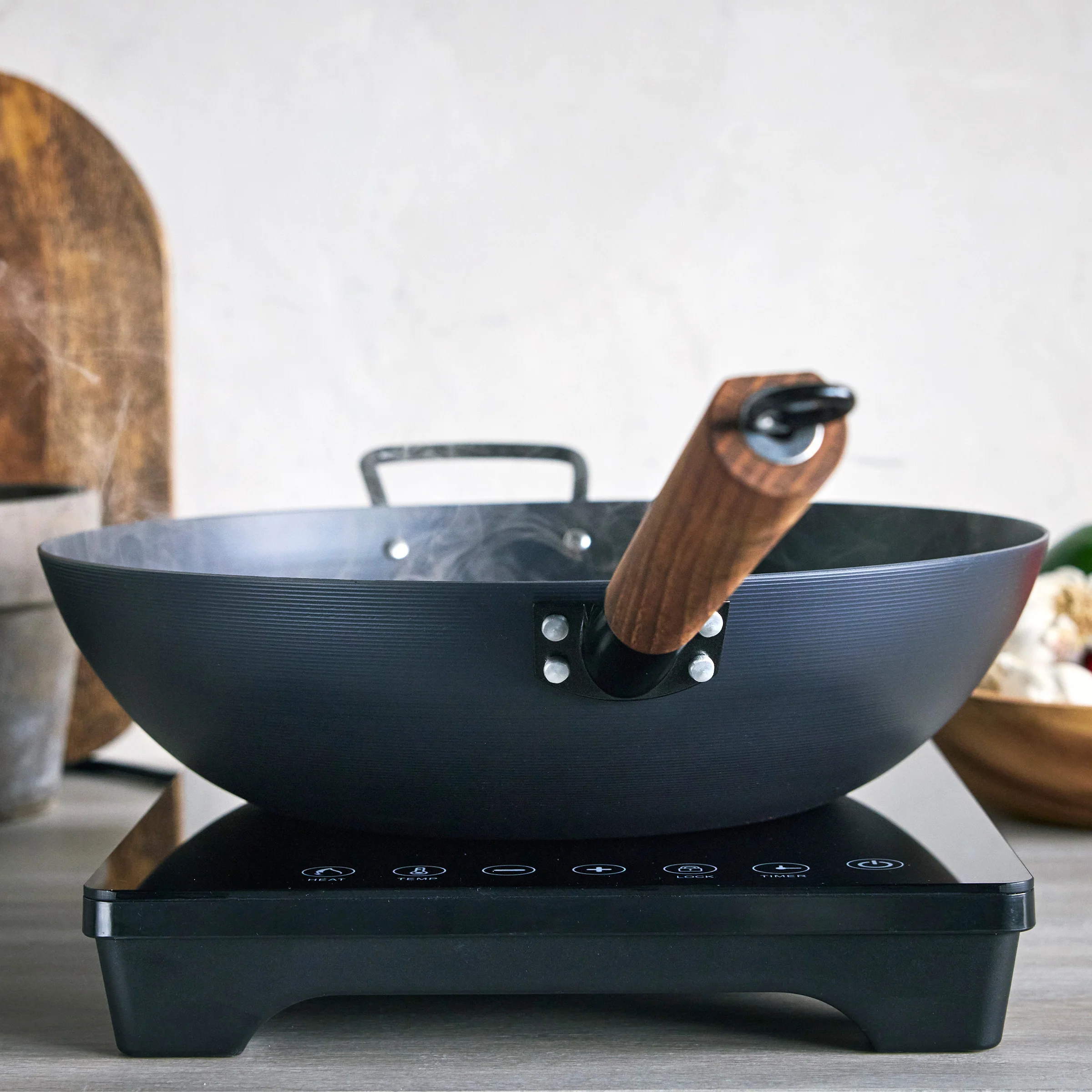 Kyoto Carbon Steel 12" Wok - Image 6
